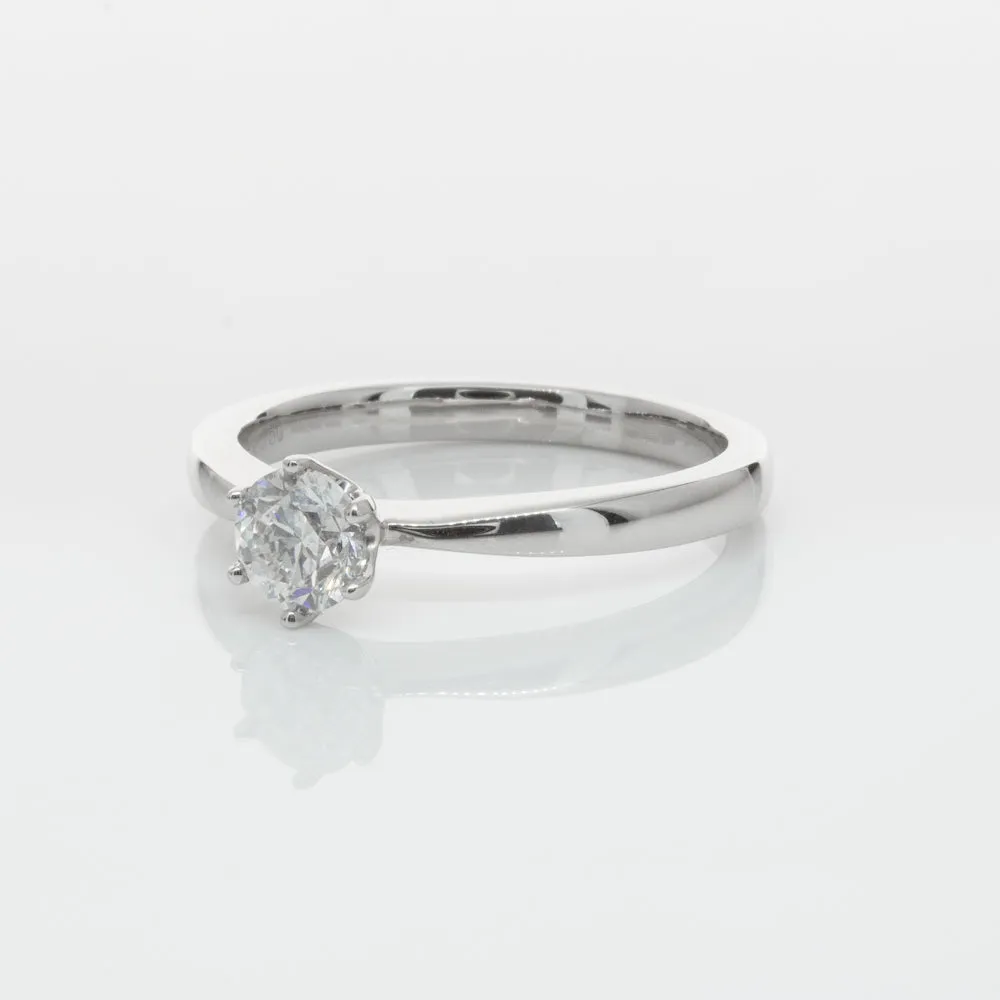 18ct White Gold .50ct Diamond Nova Ring