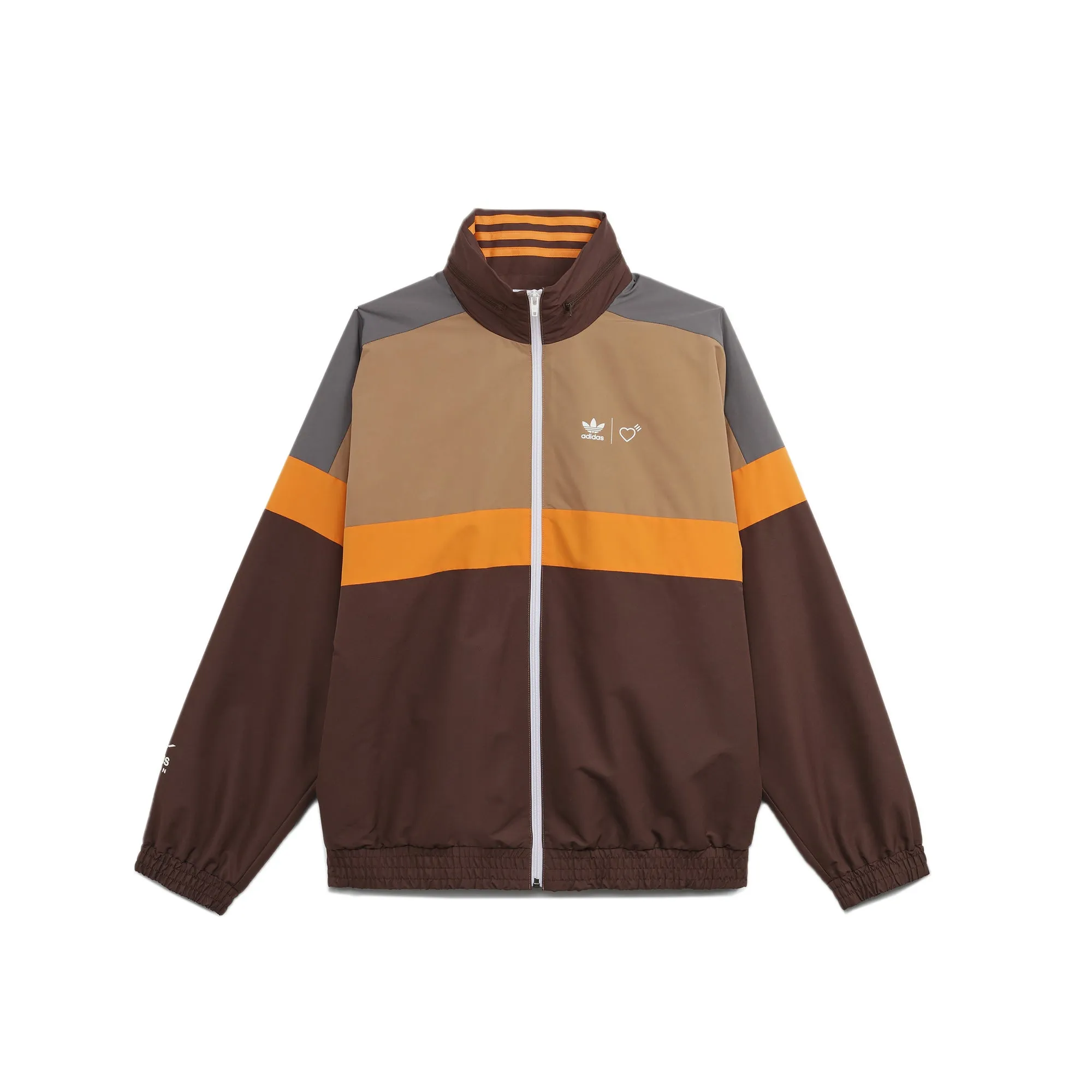 Adidas by Human Made Mens Windbreaker Jacket Cardb/Tang