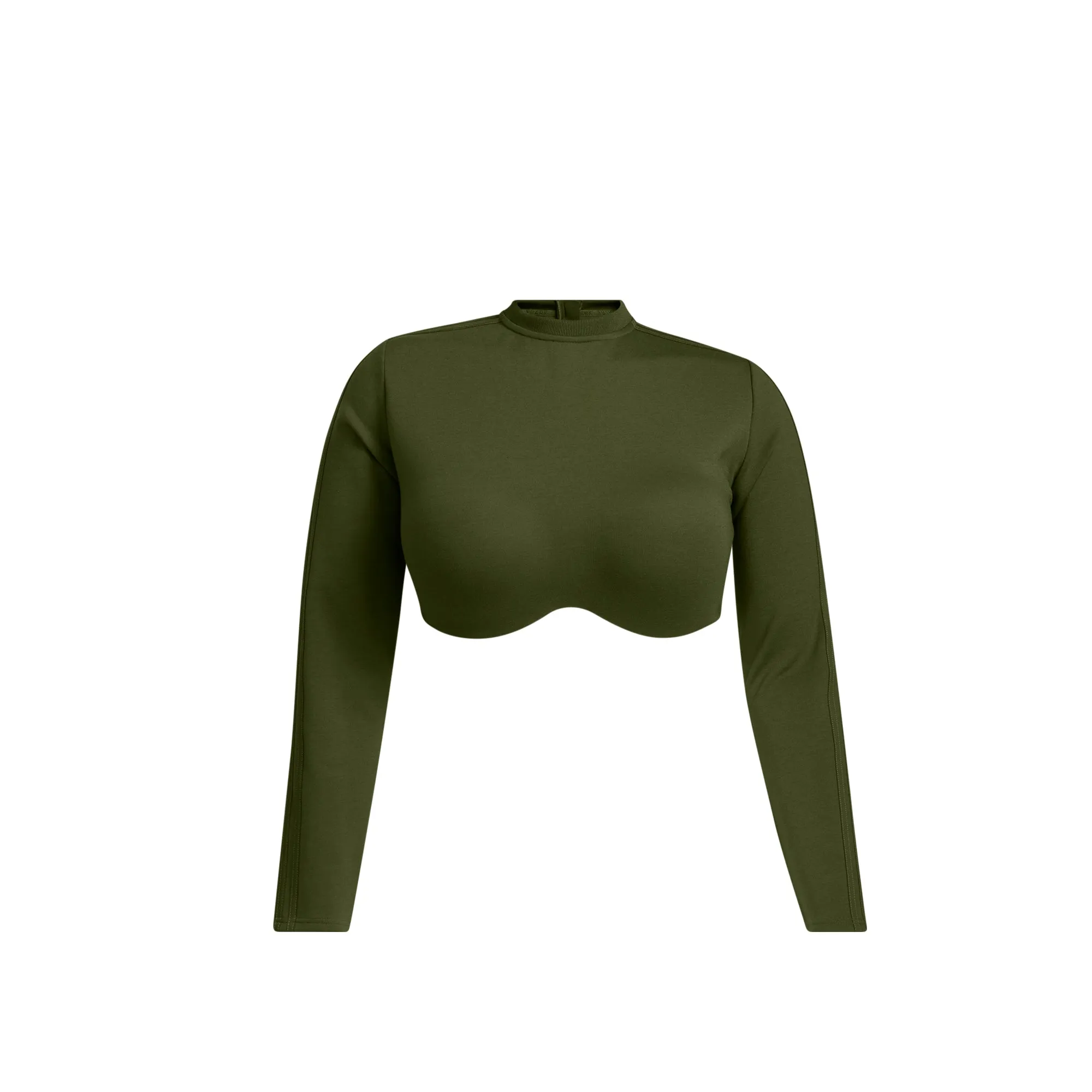 Adidas x Ivy Park Womens Long Sleeve Crop Top 'Wild Pine'