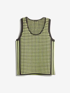 Adidas x Wales Bonner Crochet Vest - Semi Frozen Yellow/Night Brown