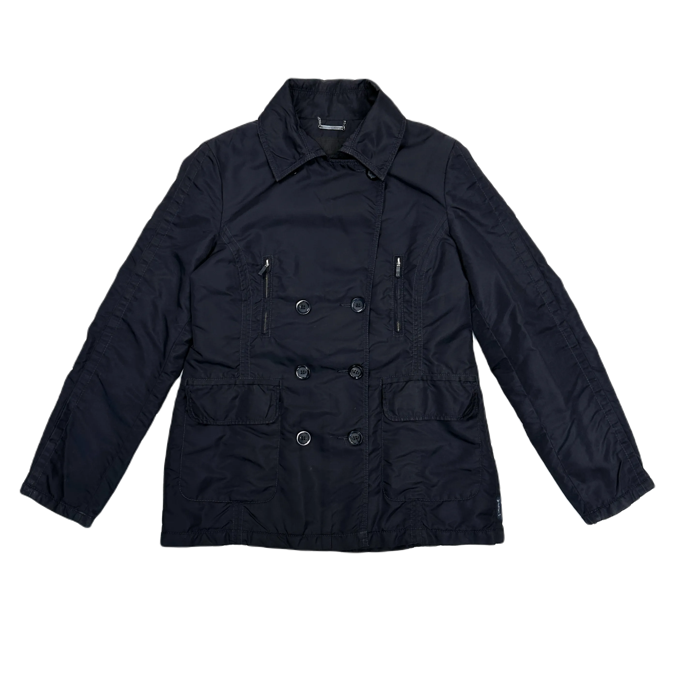 Armani Dark Blue Straight Jacket 1990's