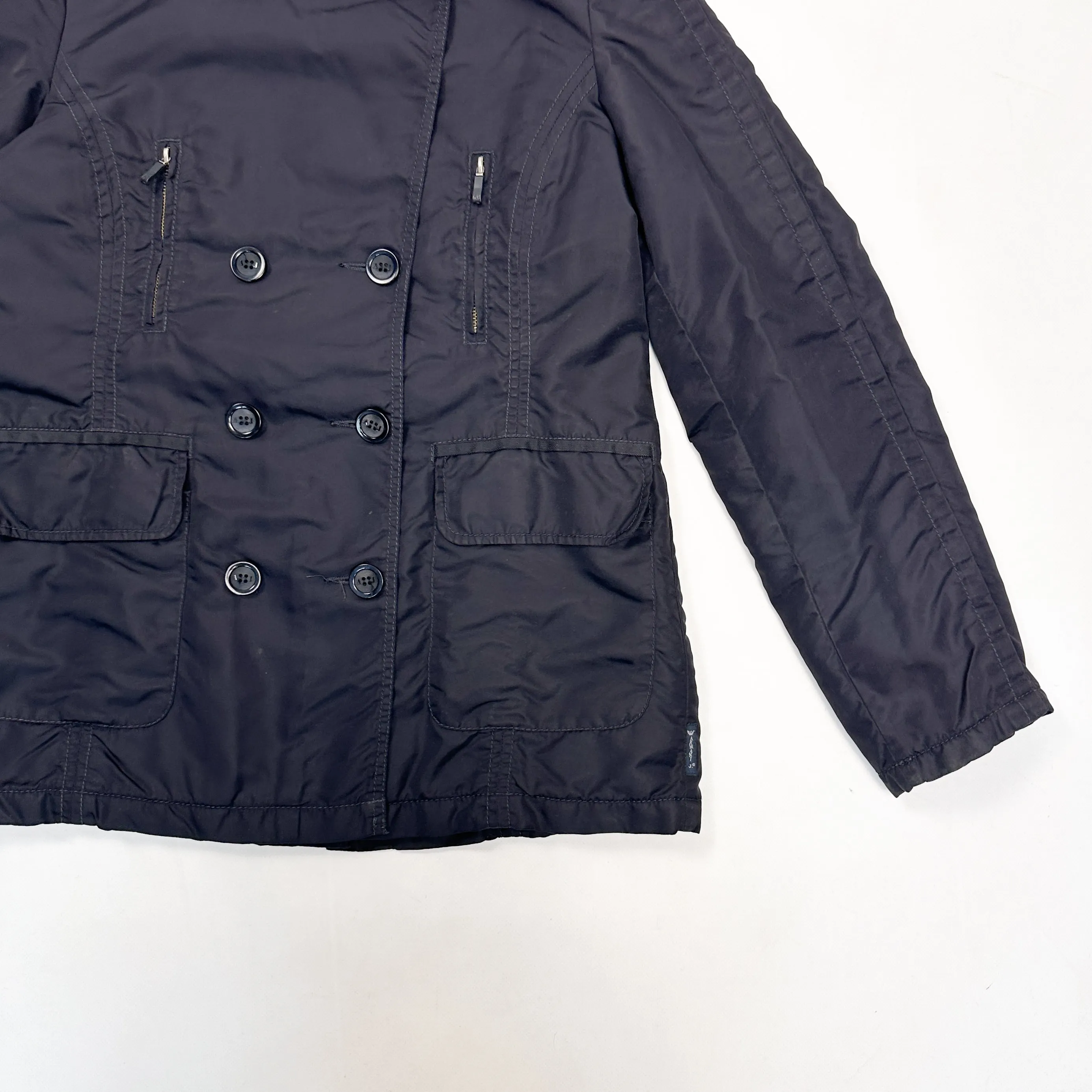 Armani Dark Blue Straight Jacket 1990's