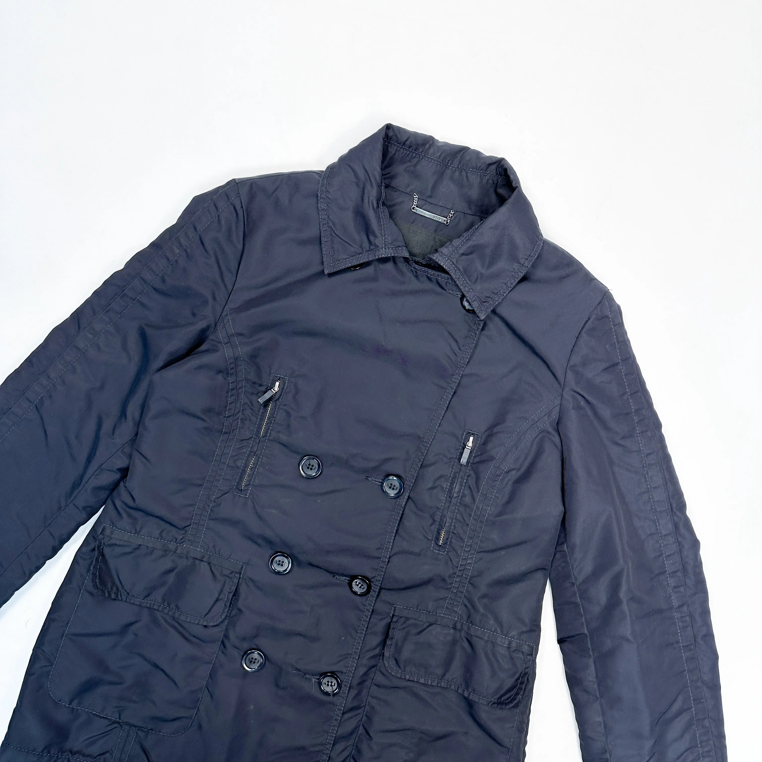 Armani Dark Blue Straight Jacket 1990's