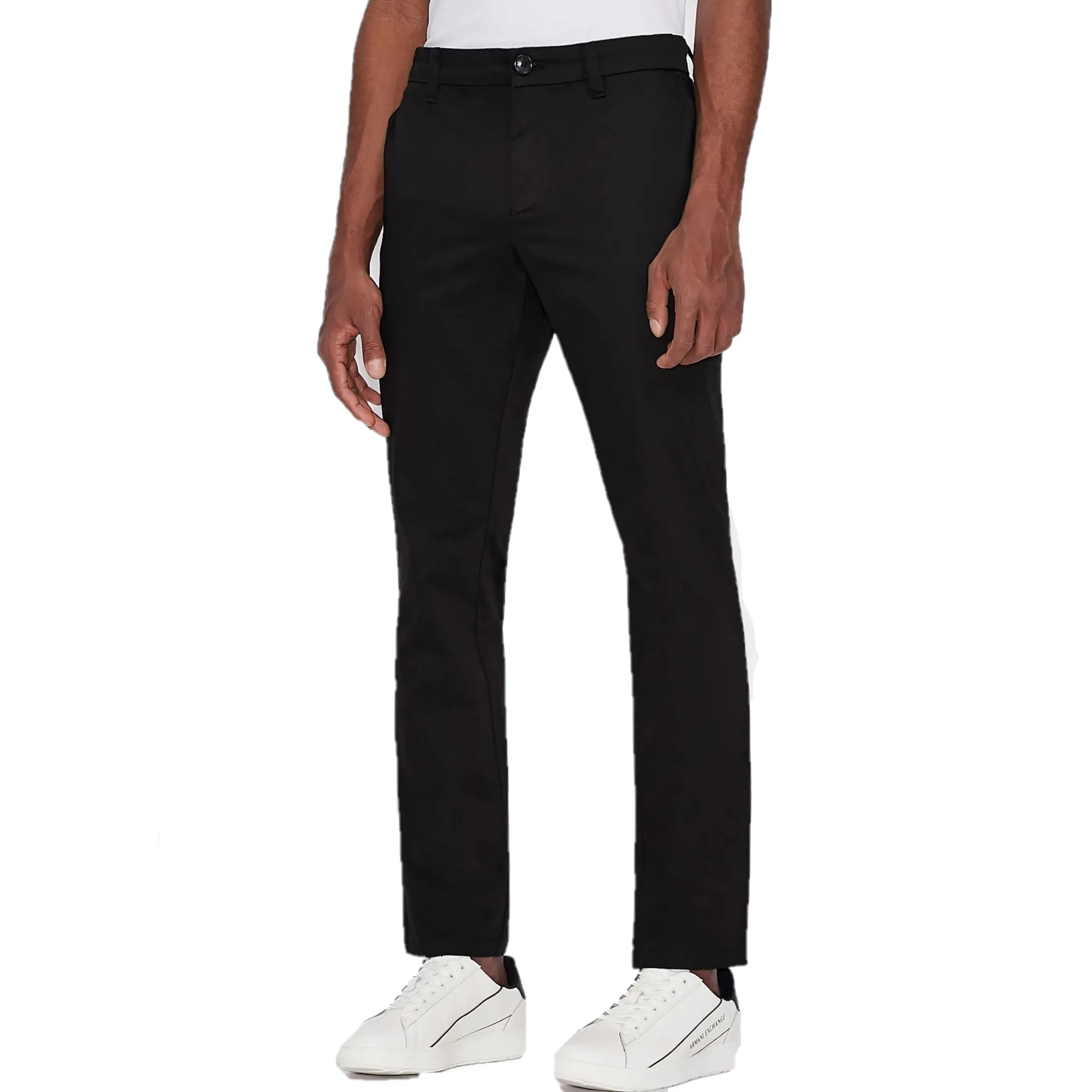 Armani Exchange Essential Black Chinos