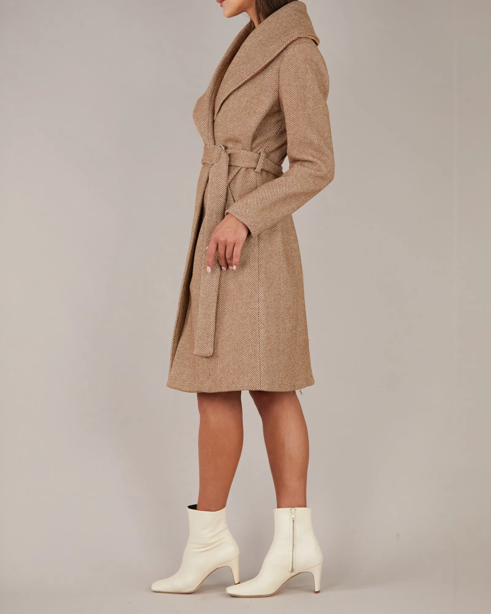 Aspen Wool Coat - Ochre