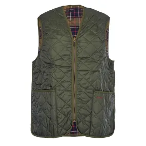 Barbour Quilted Waistcoat / Zip-In Liner Olive Classic