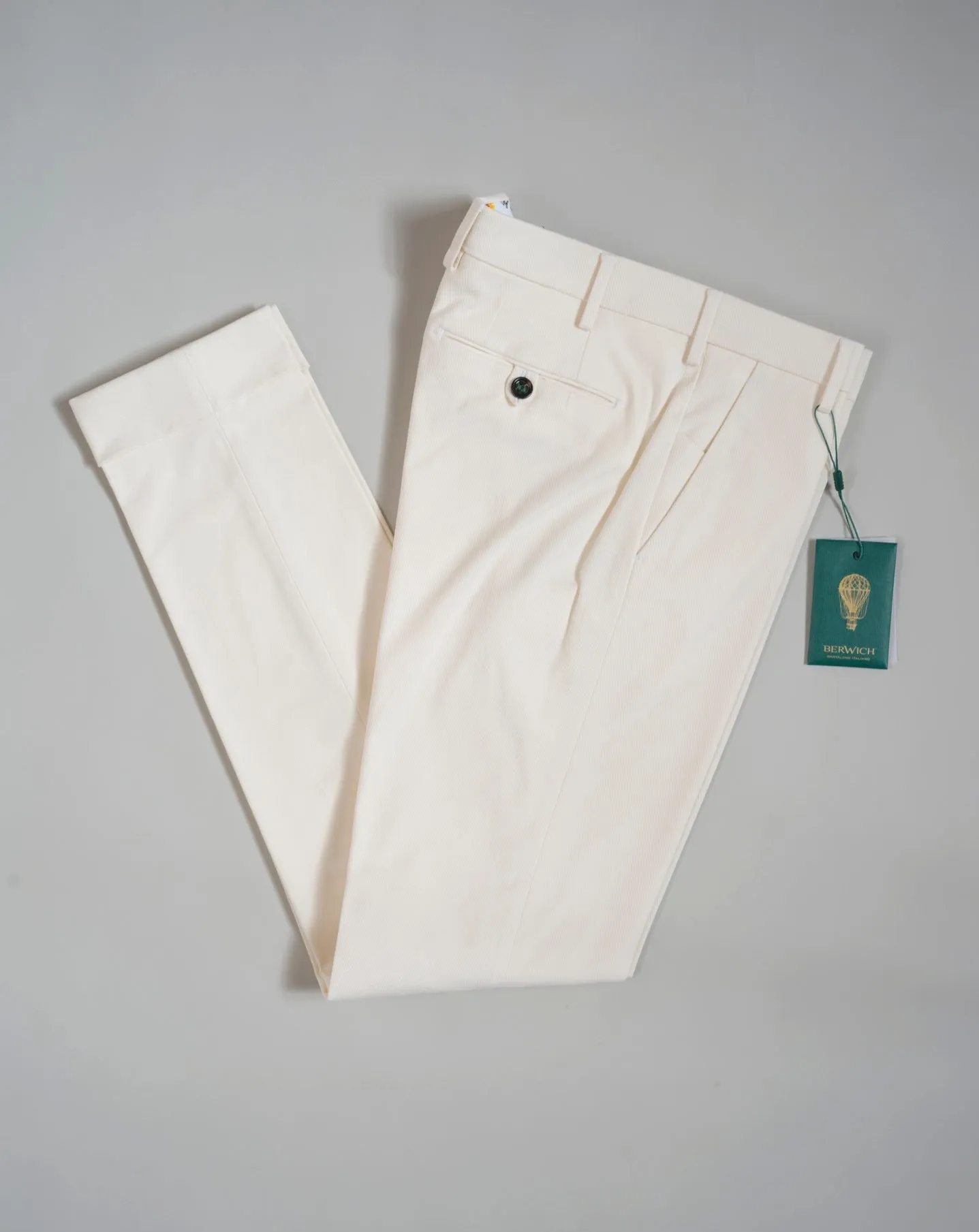 Berwich Morello Chinos / White