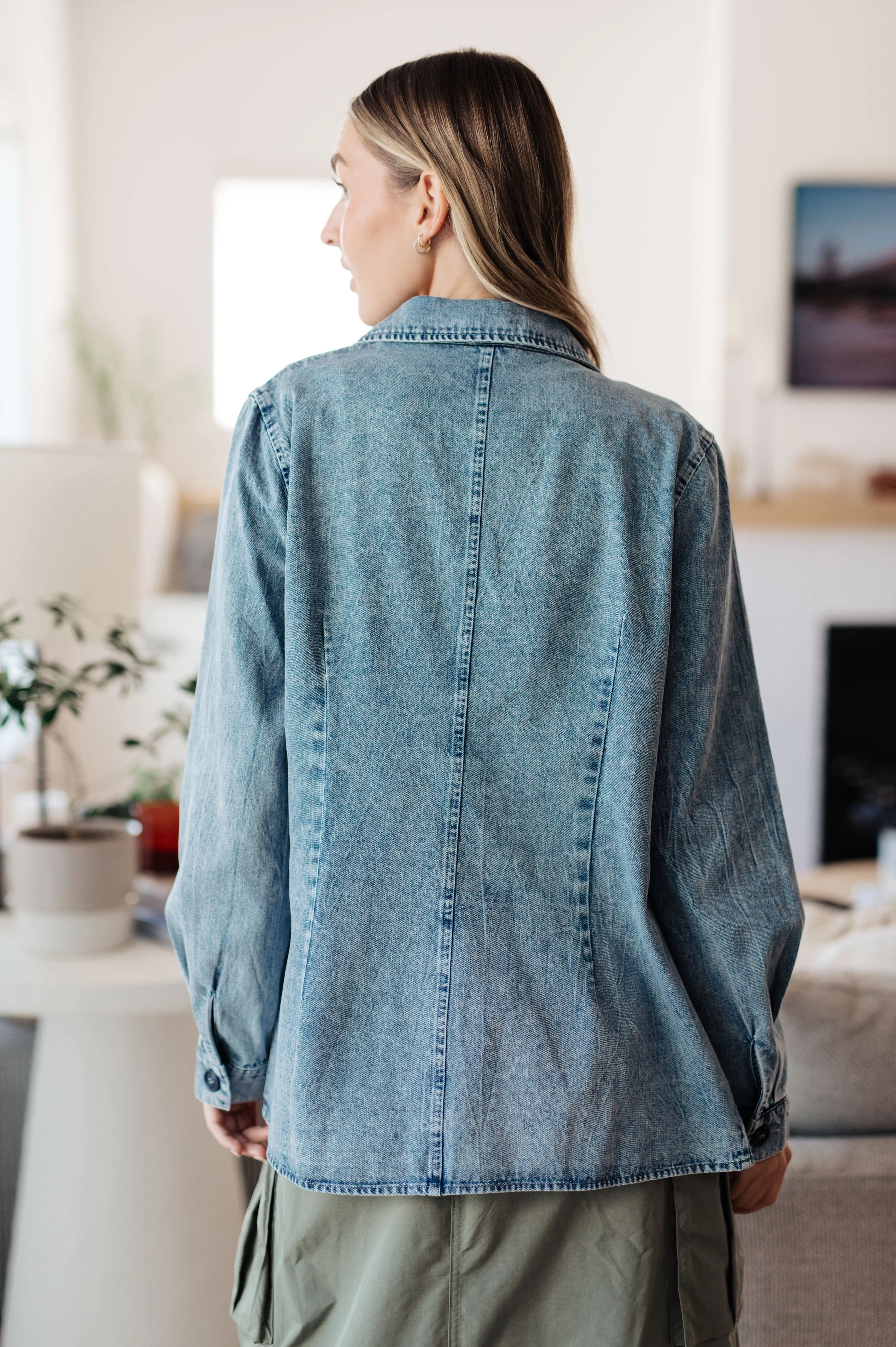 Business Brunch Denim Blazer - 3/12