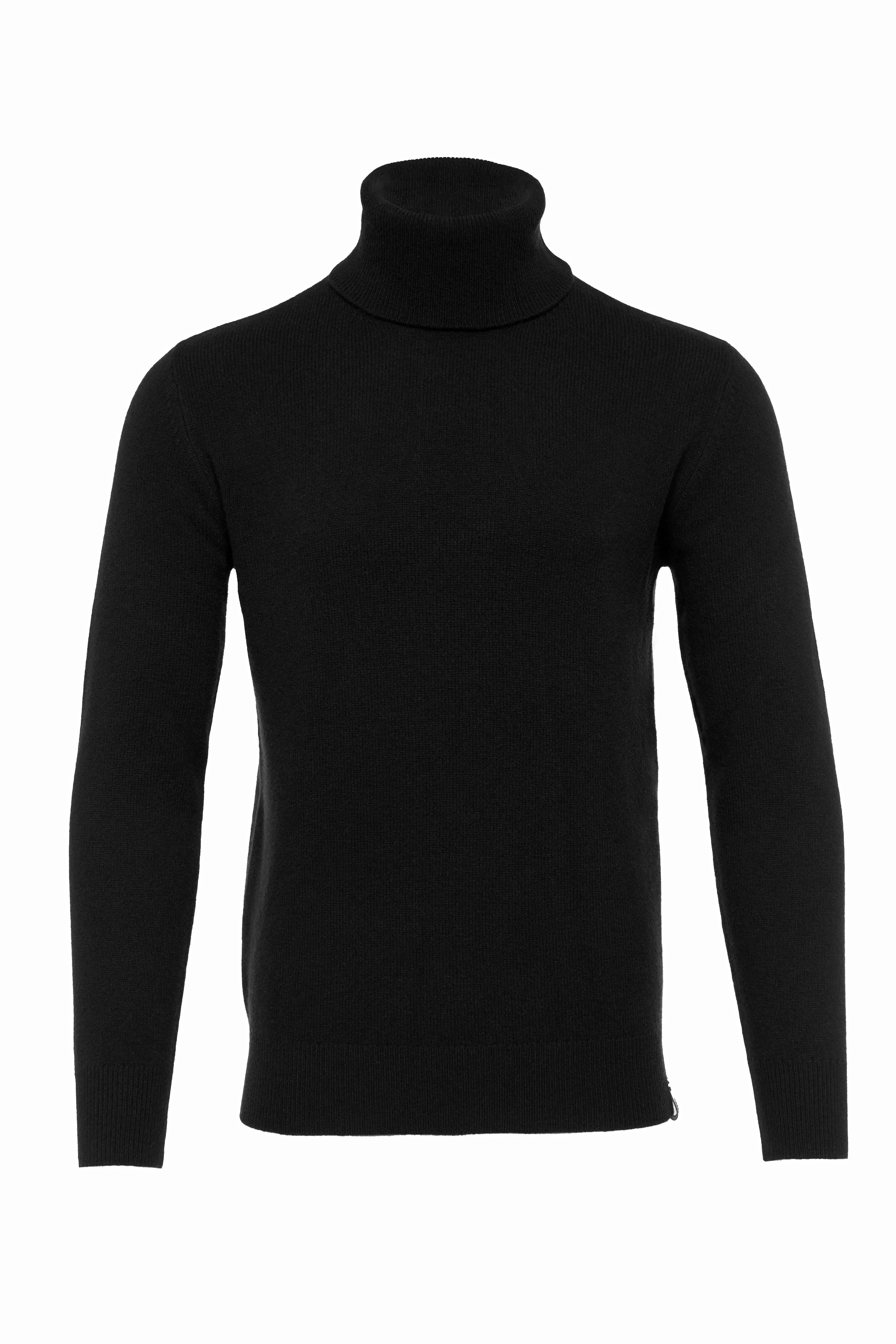 Byron Roll Neck Knit (Black)