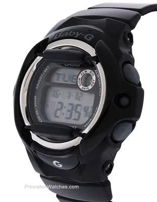 Casio Baby-G Whale - Gloss Black - World Time Chronograph - 200 Meters