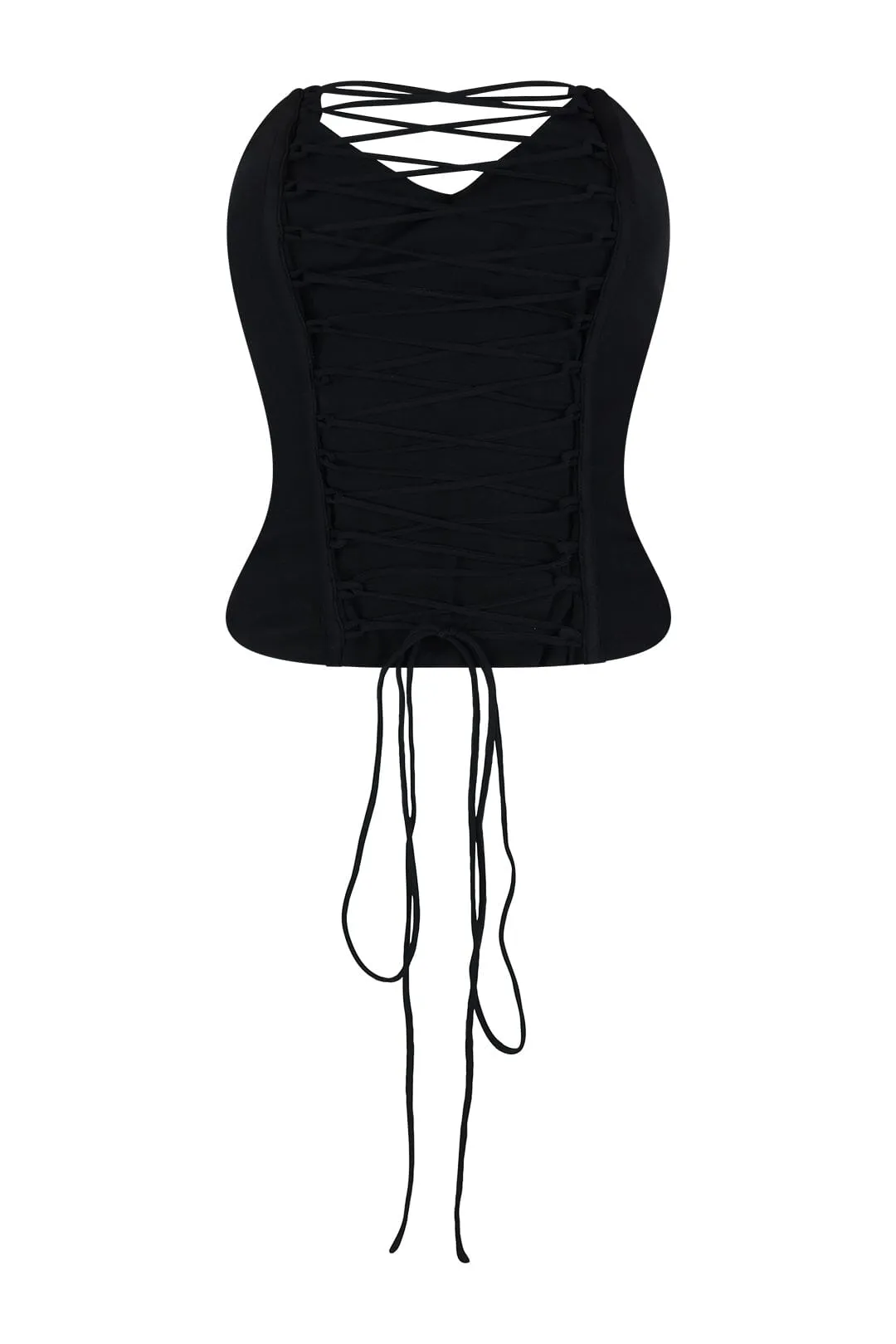 Cause For Concern Lace Up Mid Rise Corset