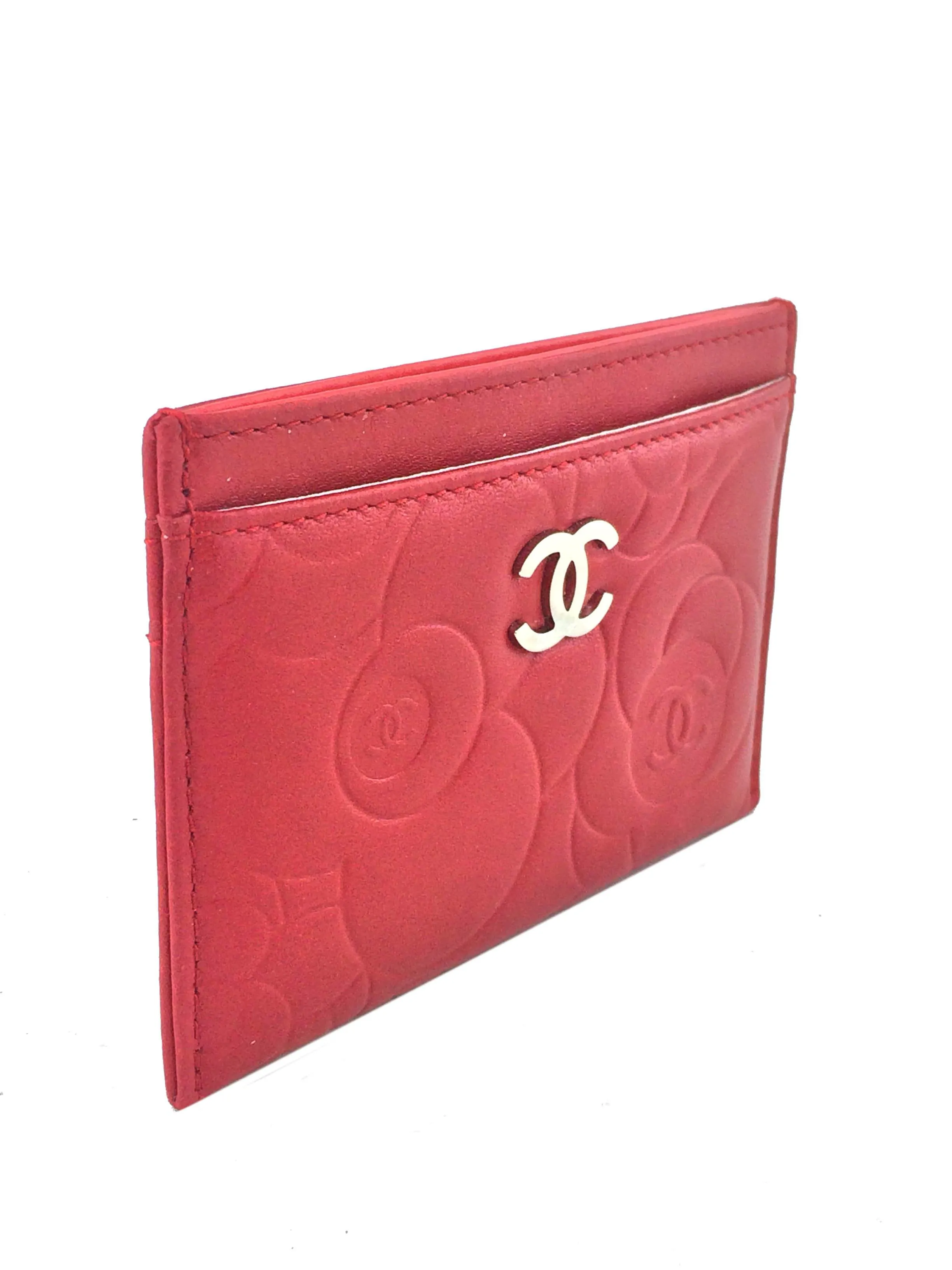 Chanel Camellia Card Holder