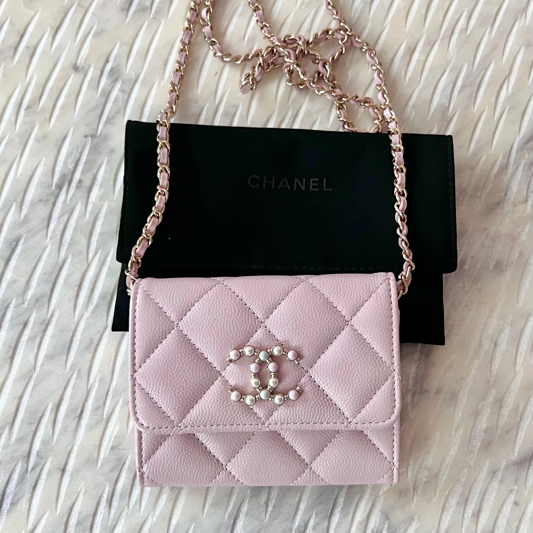 Chanel Card Holder On Chain