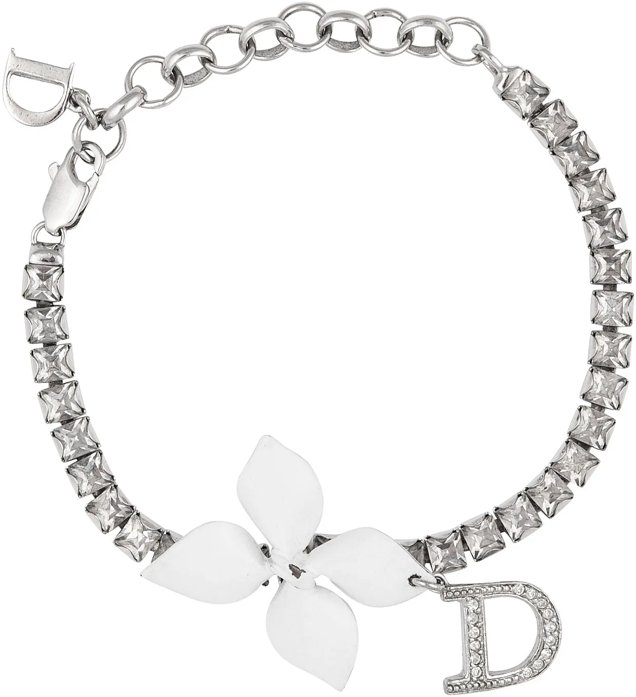 Christian Dior Girly Swarovski Embellished Bracelet