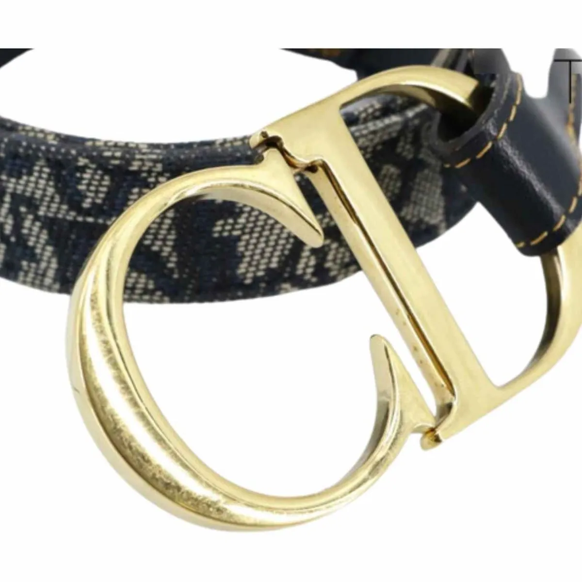 Christian Dior Trotter Logo  Belt