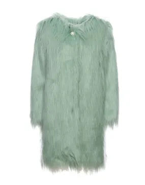 Coat for woman M802KO B0054 LIGHT GREEN ALABAMA MUSE