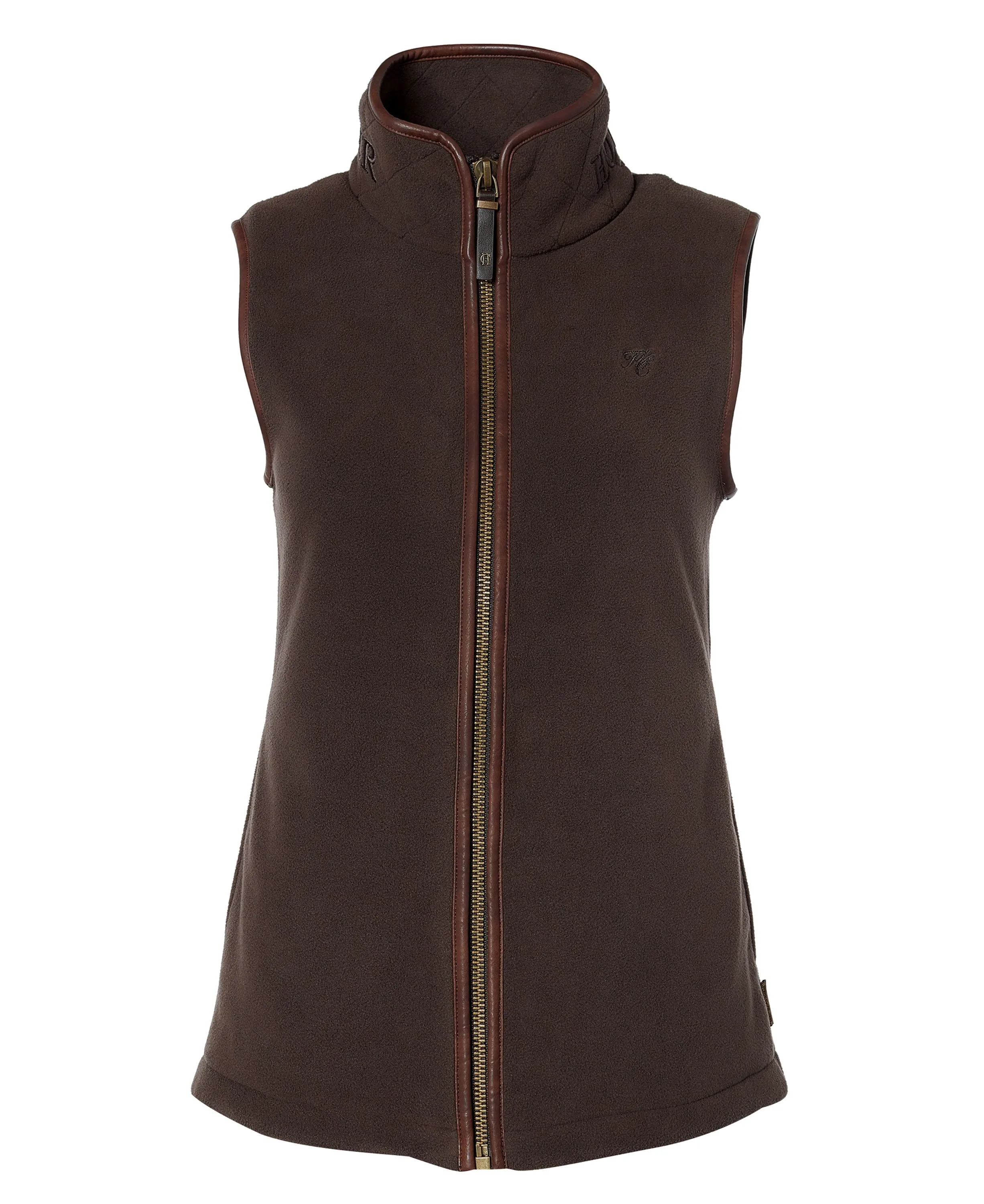 Country Fleece Gilet - Chocolate