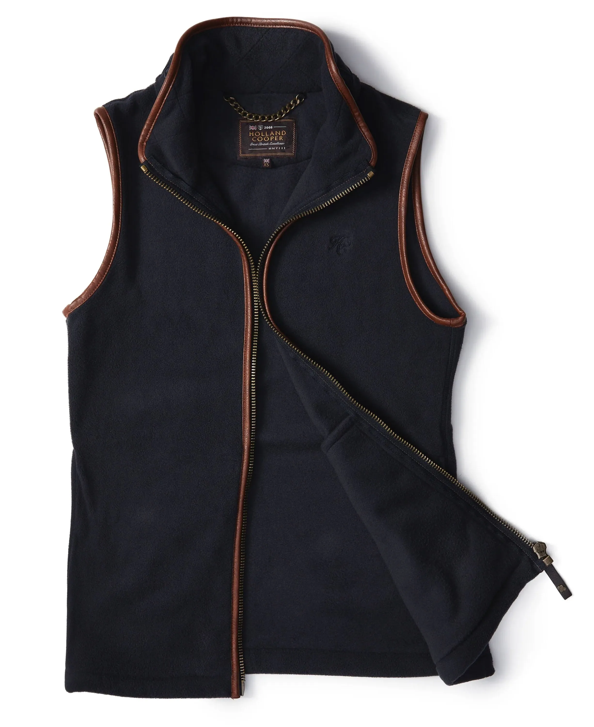 Country Fleece Gilet - Ink Navy