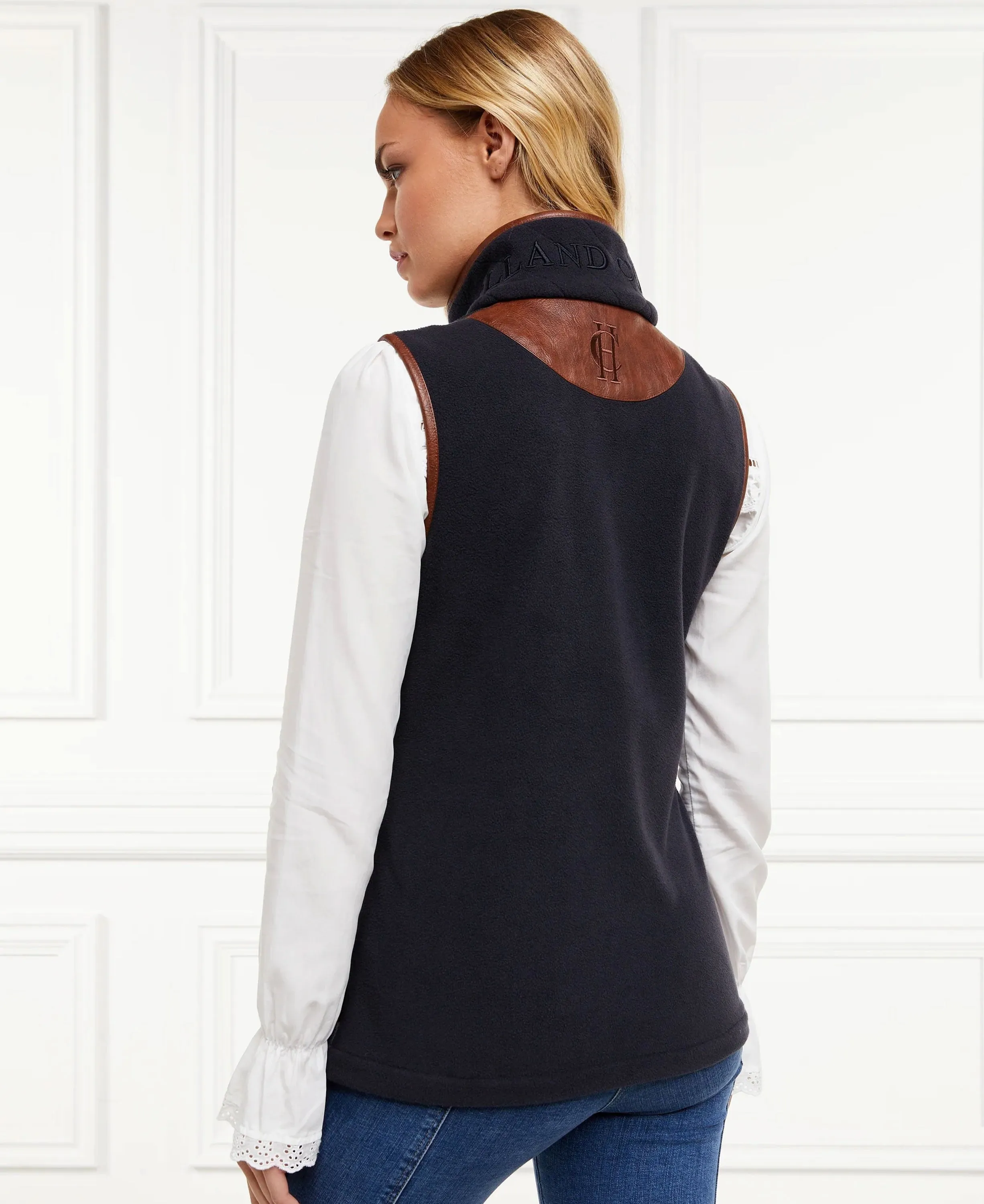 Country Fleece Gilet - Ink Navy