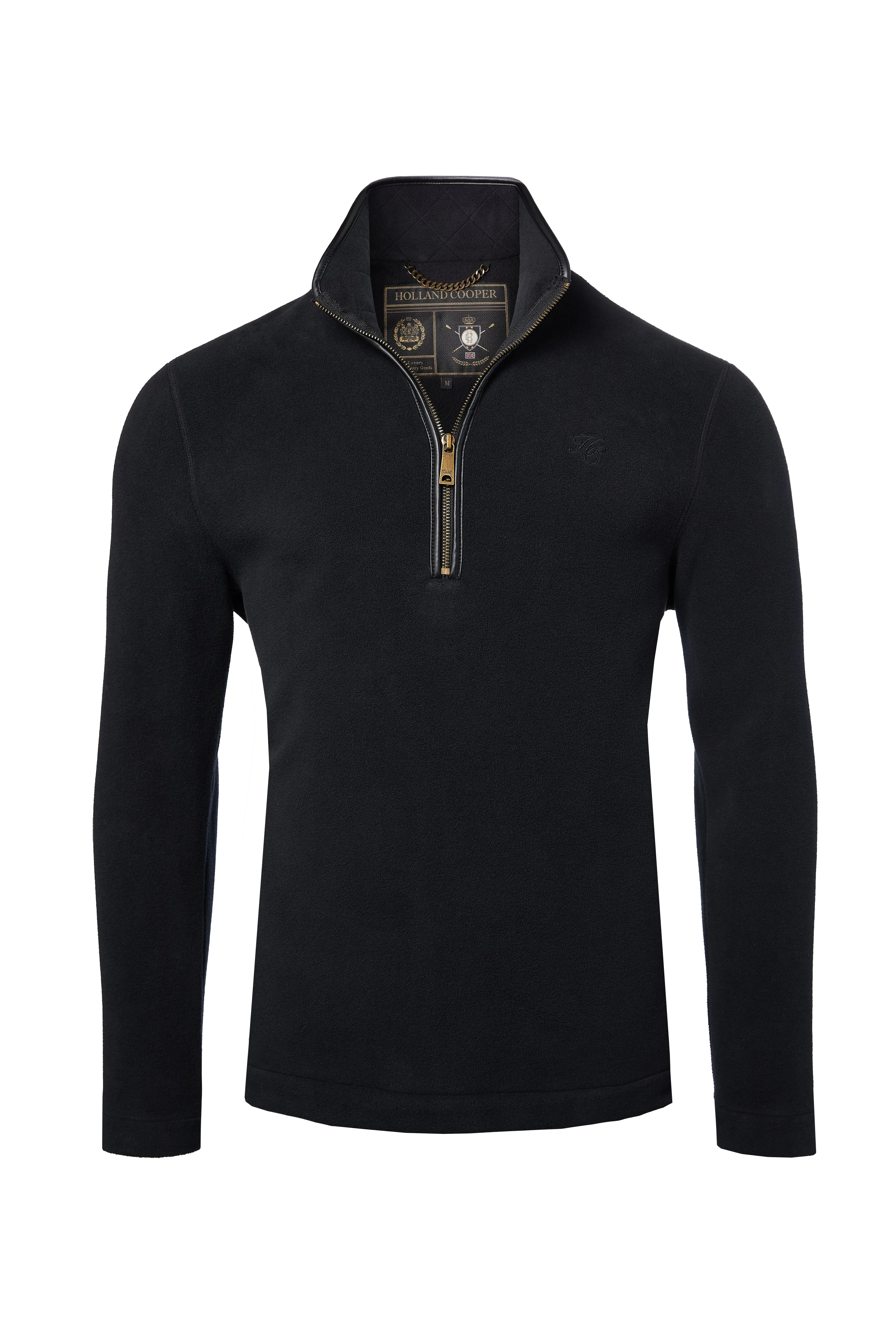 Country Fleece Half Zip (Black)