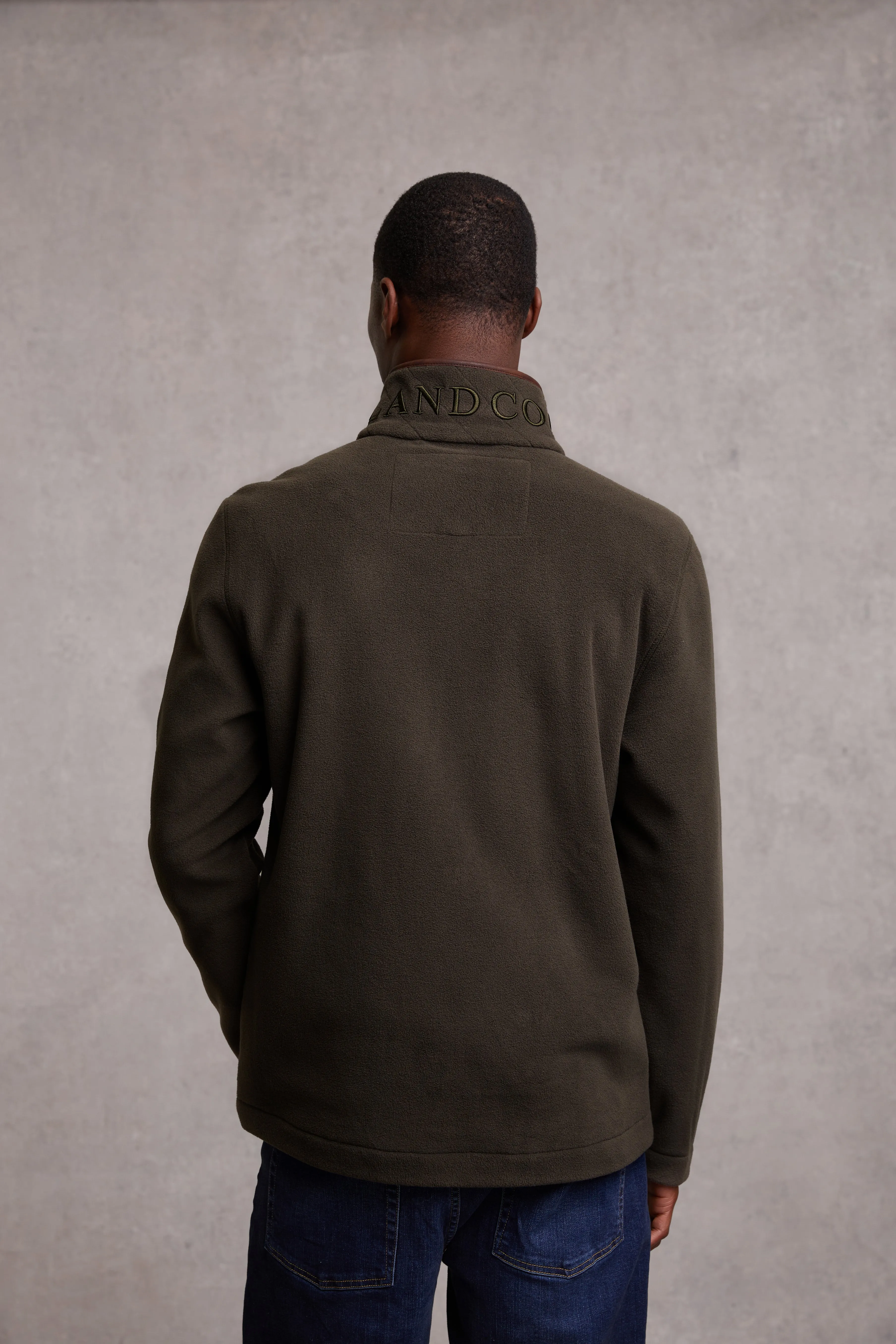 Country Fleece Half Zip (Khaki)