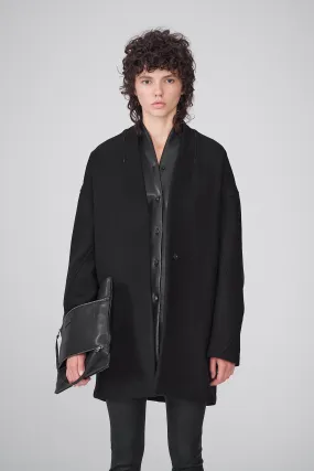 Crystal - Black Wool Coat