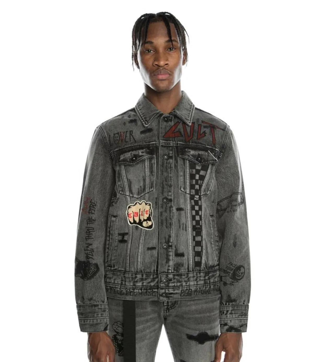 Cult Of Individuality Type IV Acid Denim Jacket