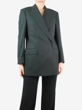 Dark green blazer - size UK 10