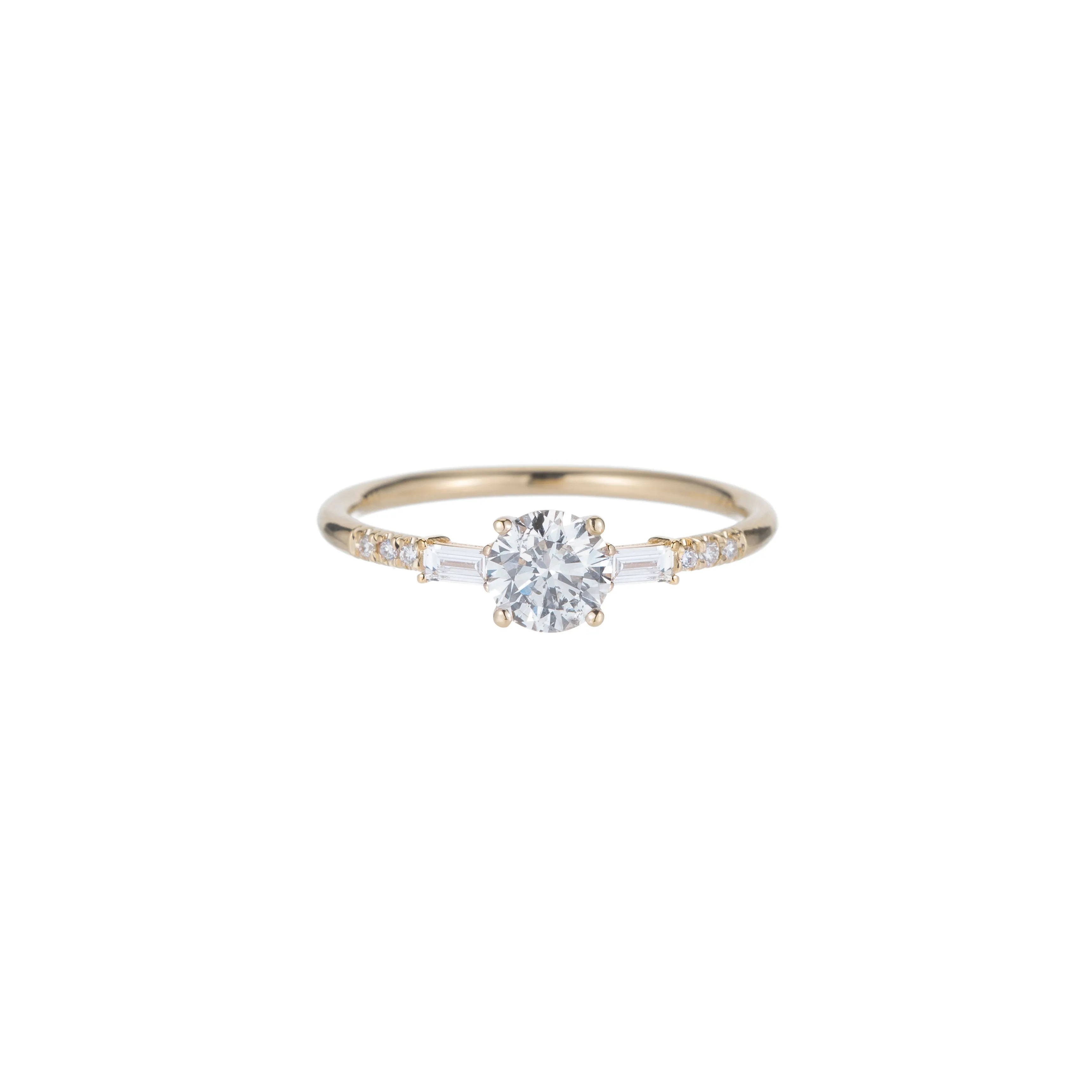 Diamond Melody Baguette Equilibrium Ring