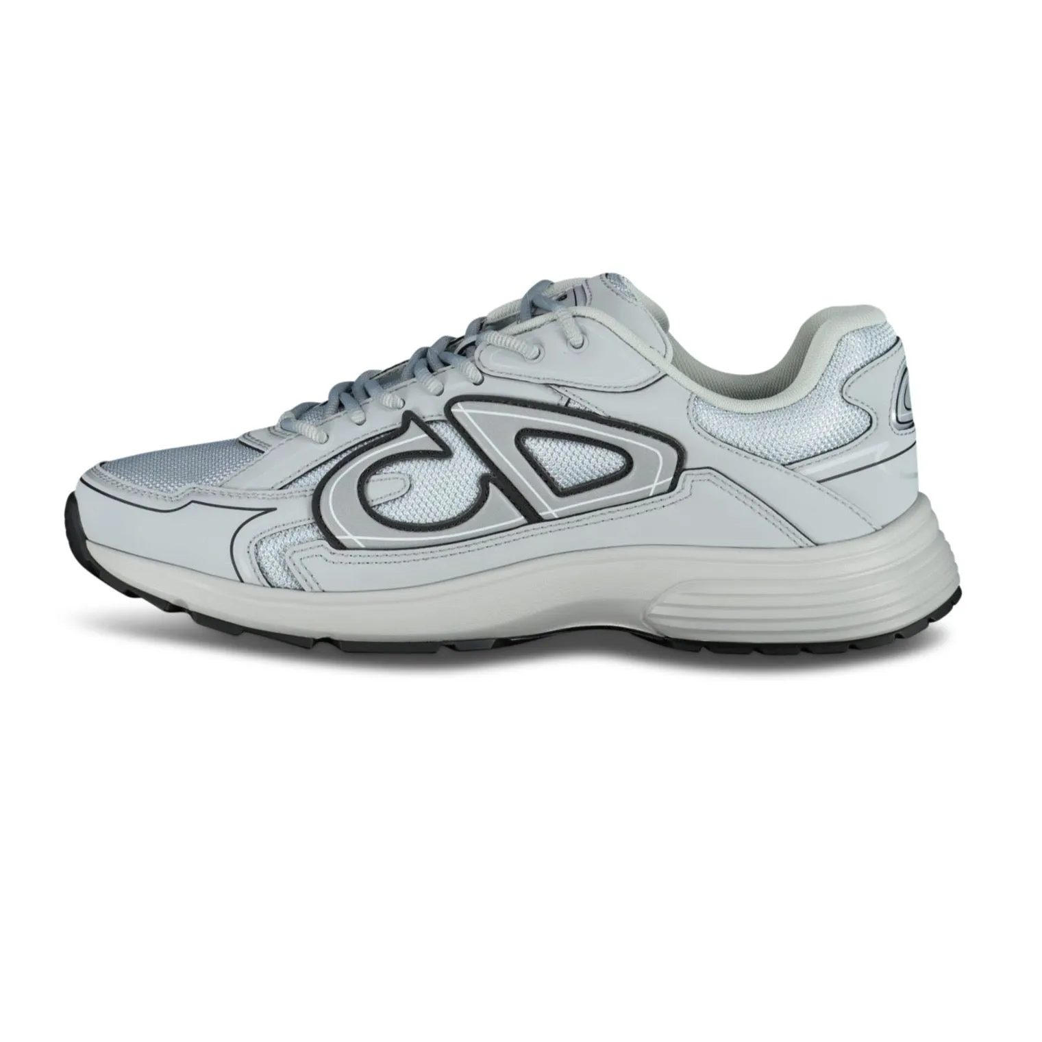 DIOR B30 GREY REFLECTIVE TRAINERS