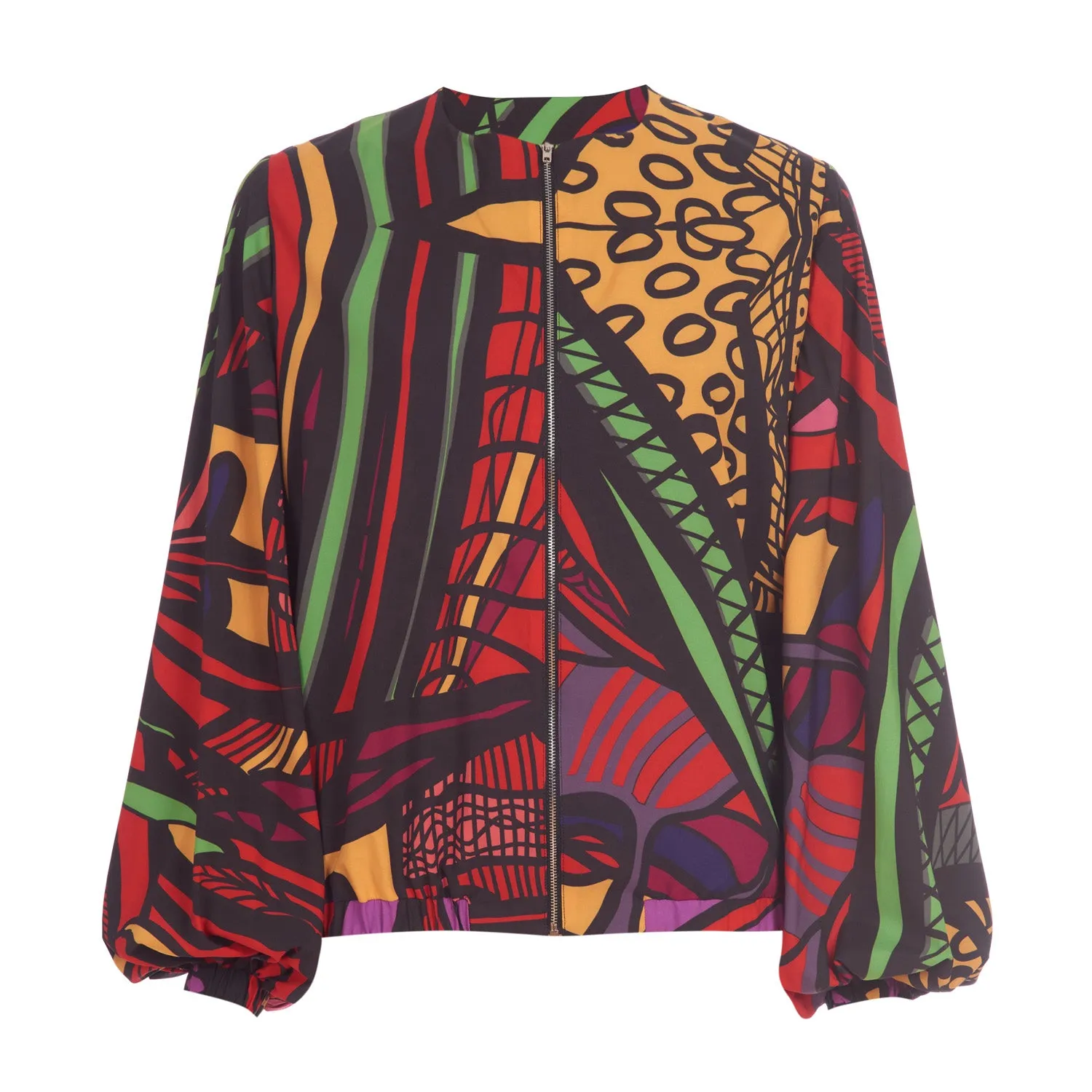 Dipo Tribal Print Bomber