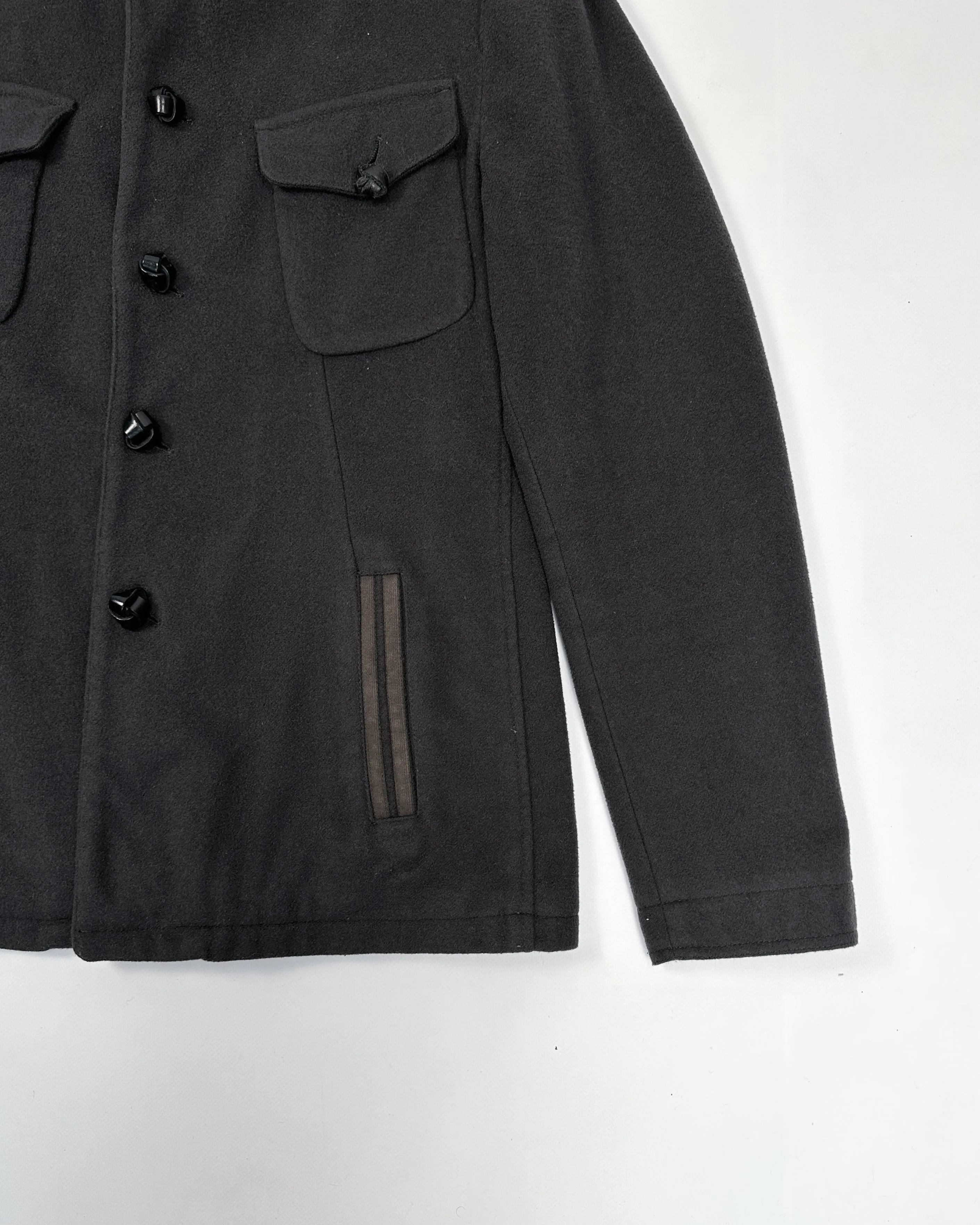 Emporio Armani Wool Straight Dark Brown Jacket 1990's