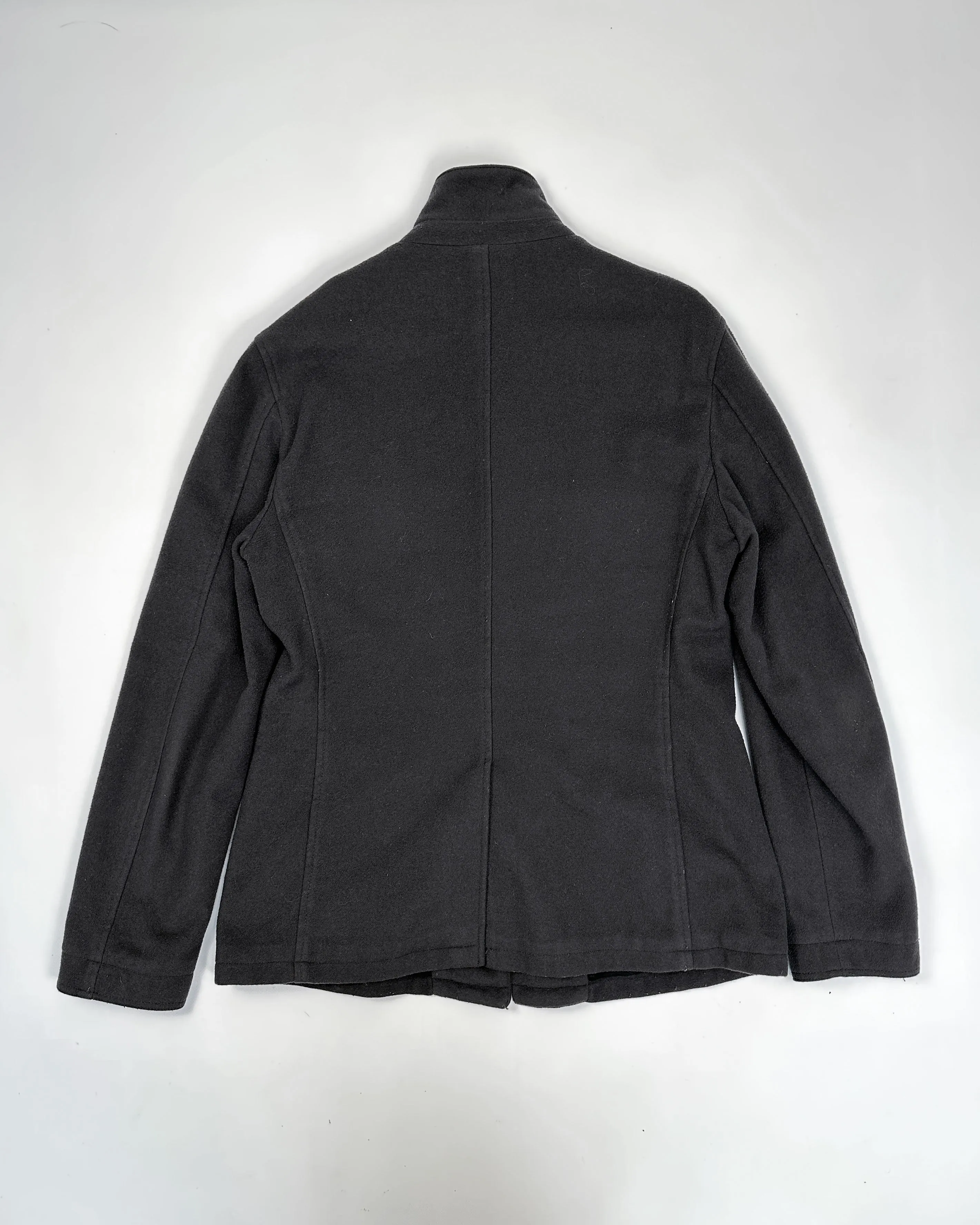 Emporio Armani Wool Straight Dark Brown Jacket 1990's