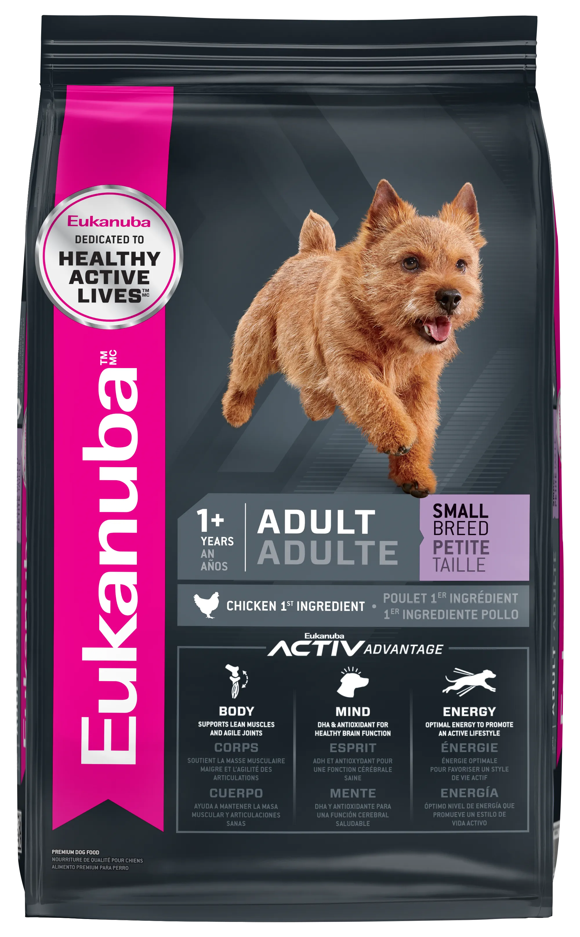 Eukanuba Adult Small Breed Dry Dog Food, 4.5 lb