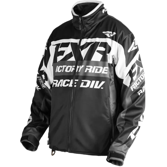 FXR Cold Cross Race Ready 2018 Jacket Black/White/Charcoal