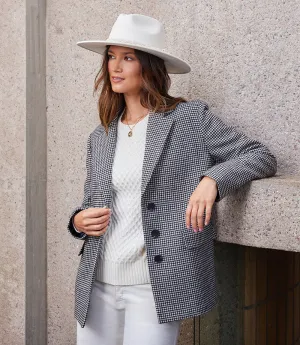 Houndstooth Blazer