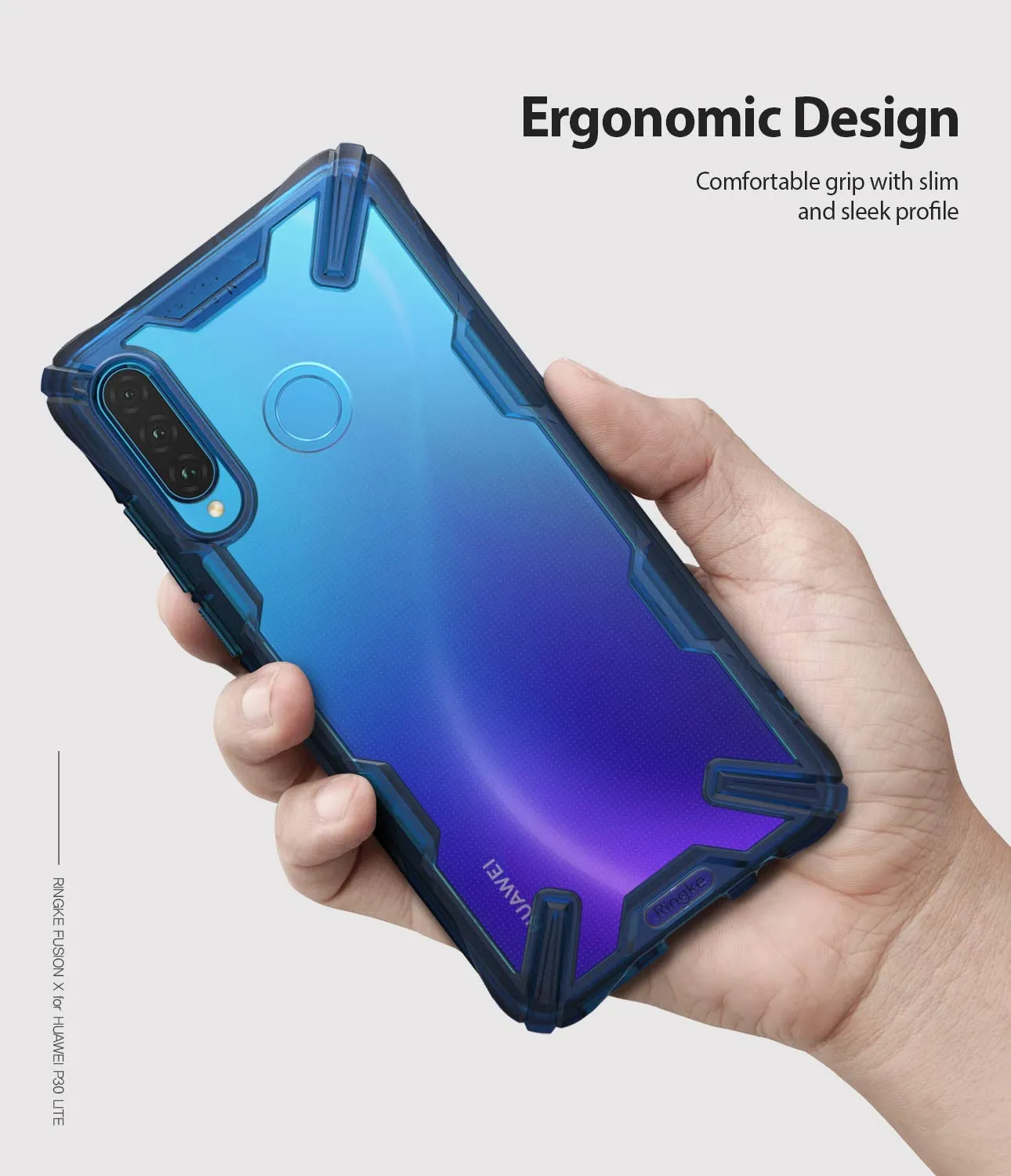 Huawei P30 Lite (Nova 4e) Back Cover Case | Fusion X - Space Blue