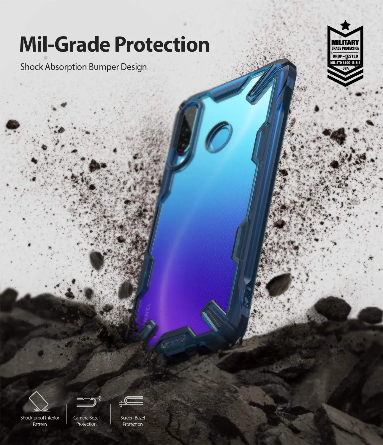 Huawei P30 Lite (Nova 4e) Back Cover Case | Fusion X - Space Blue