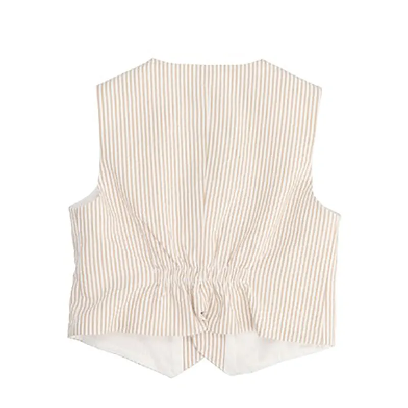 IL GUFO Striped Vest