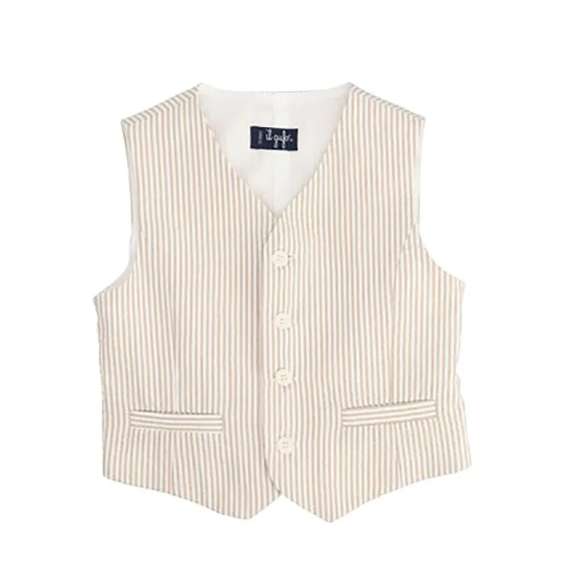 IL GUFO Striped Vest