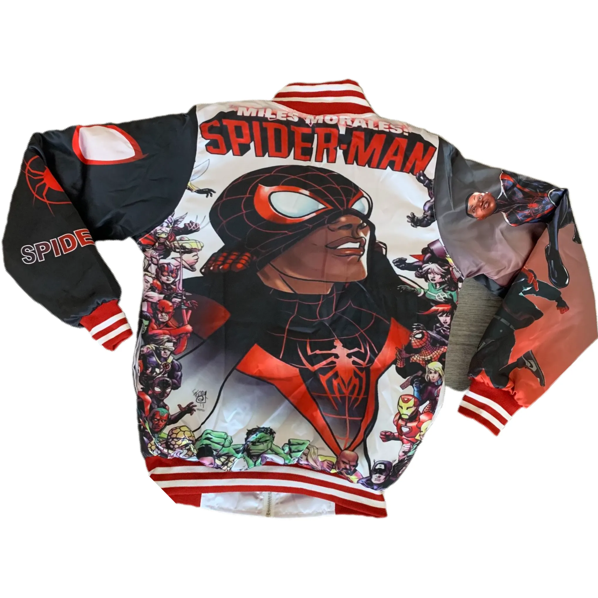 Kids Miles Morales Spider-Man Bomber