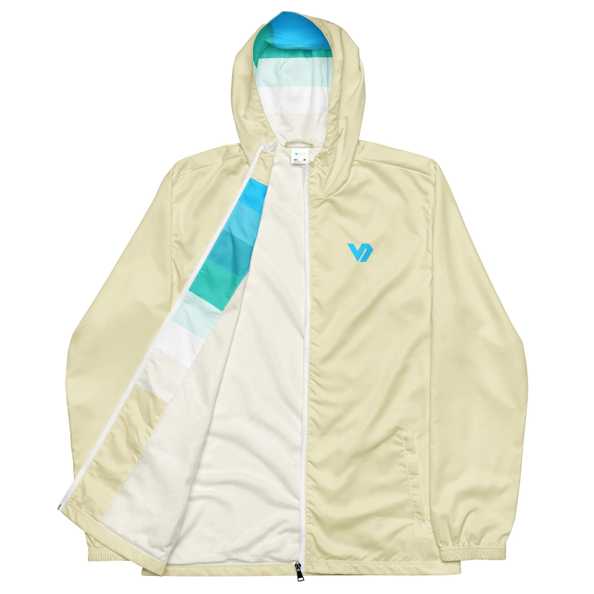 Lefkada Empty Beach Men’s windbreaker