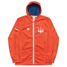 Leros Diving Academy Orange Men’s windbreaker