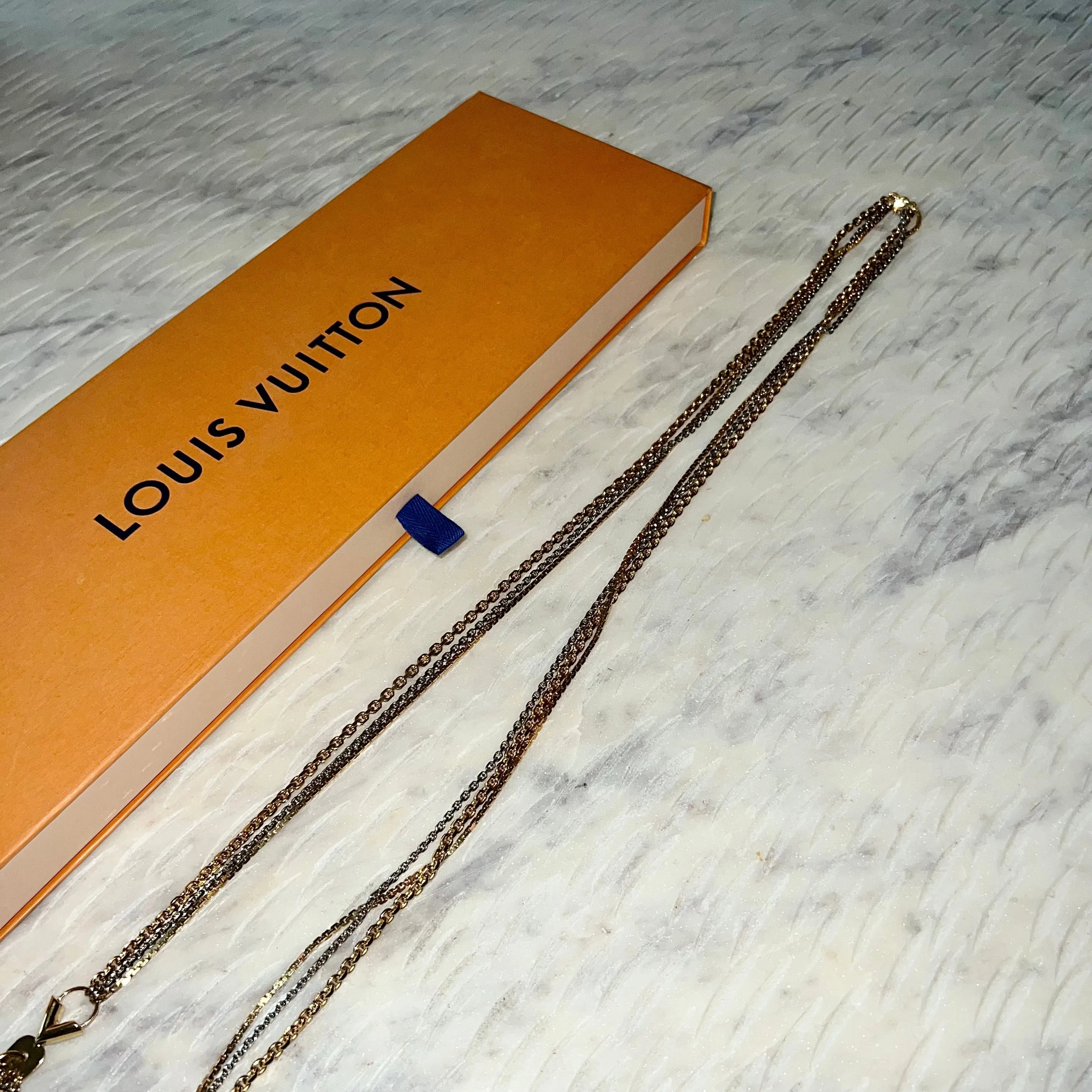 Louis Vuitton Long Fringe Necklace