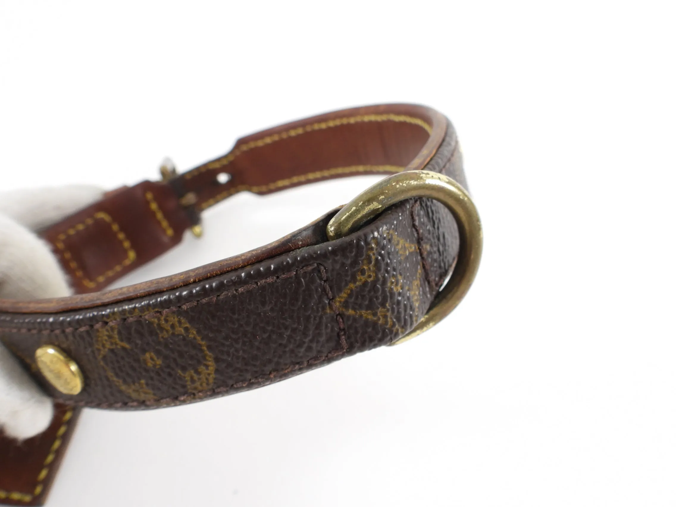 Louis Vuitton Vintage Monogram Canvas Dog Collar - XS / S