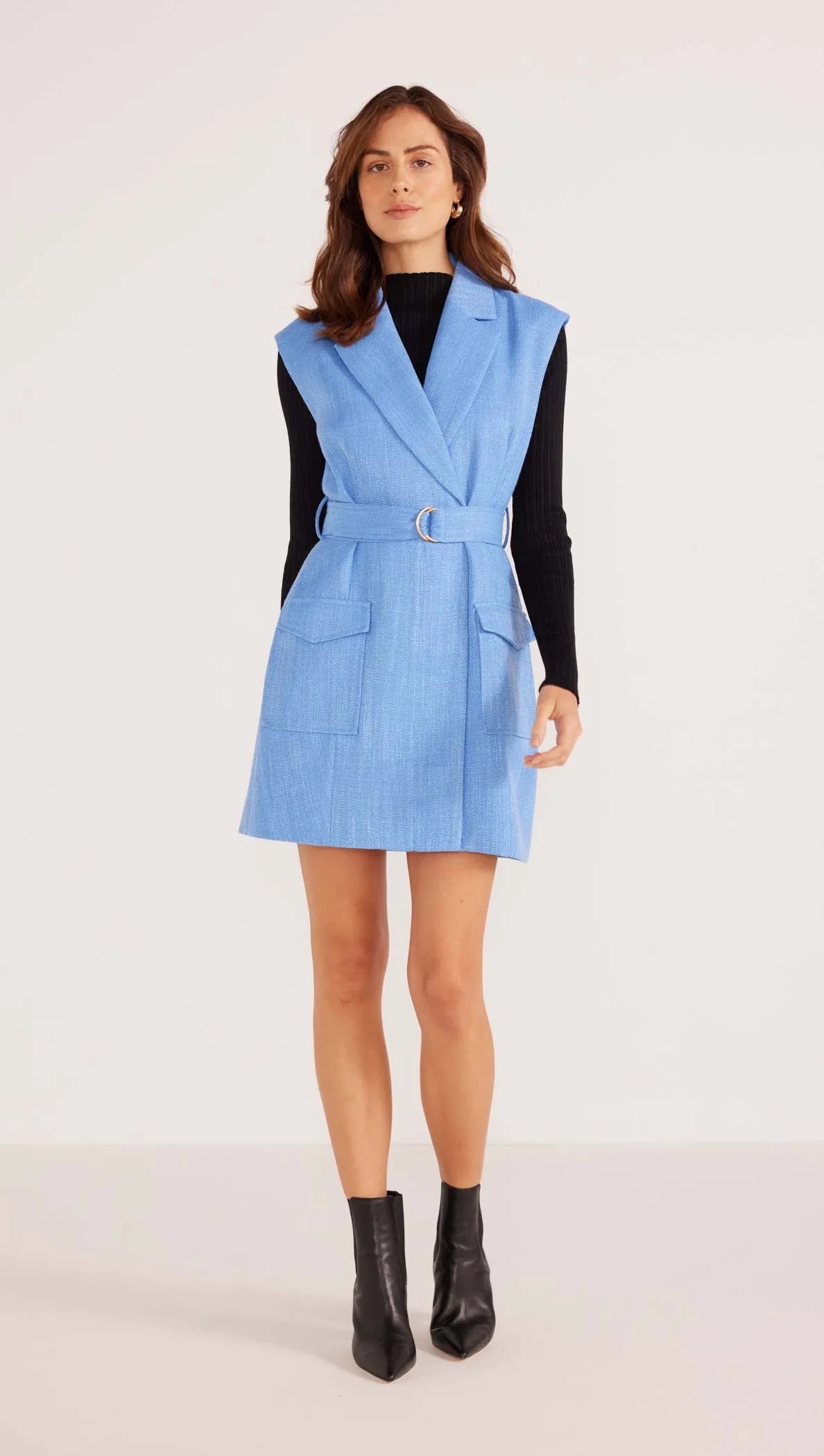 Lucy Belted Blazer Mini Dress