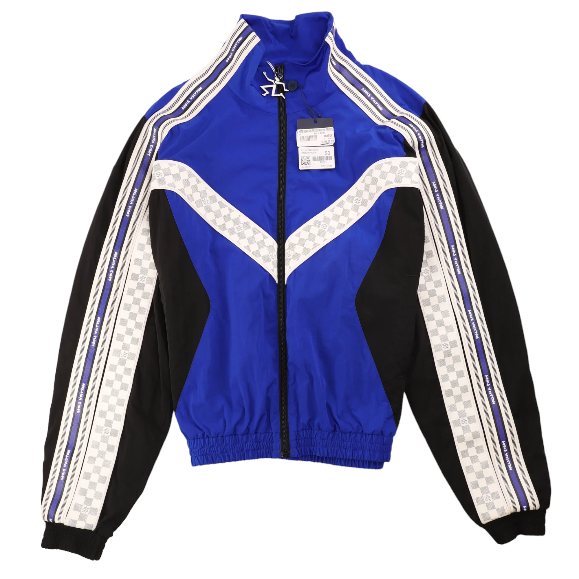 Men's Technical Tracksuit Jacket Blue Size S