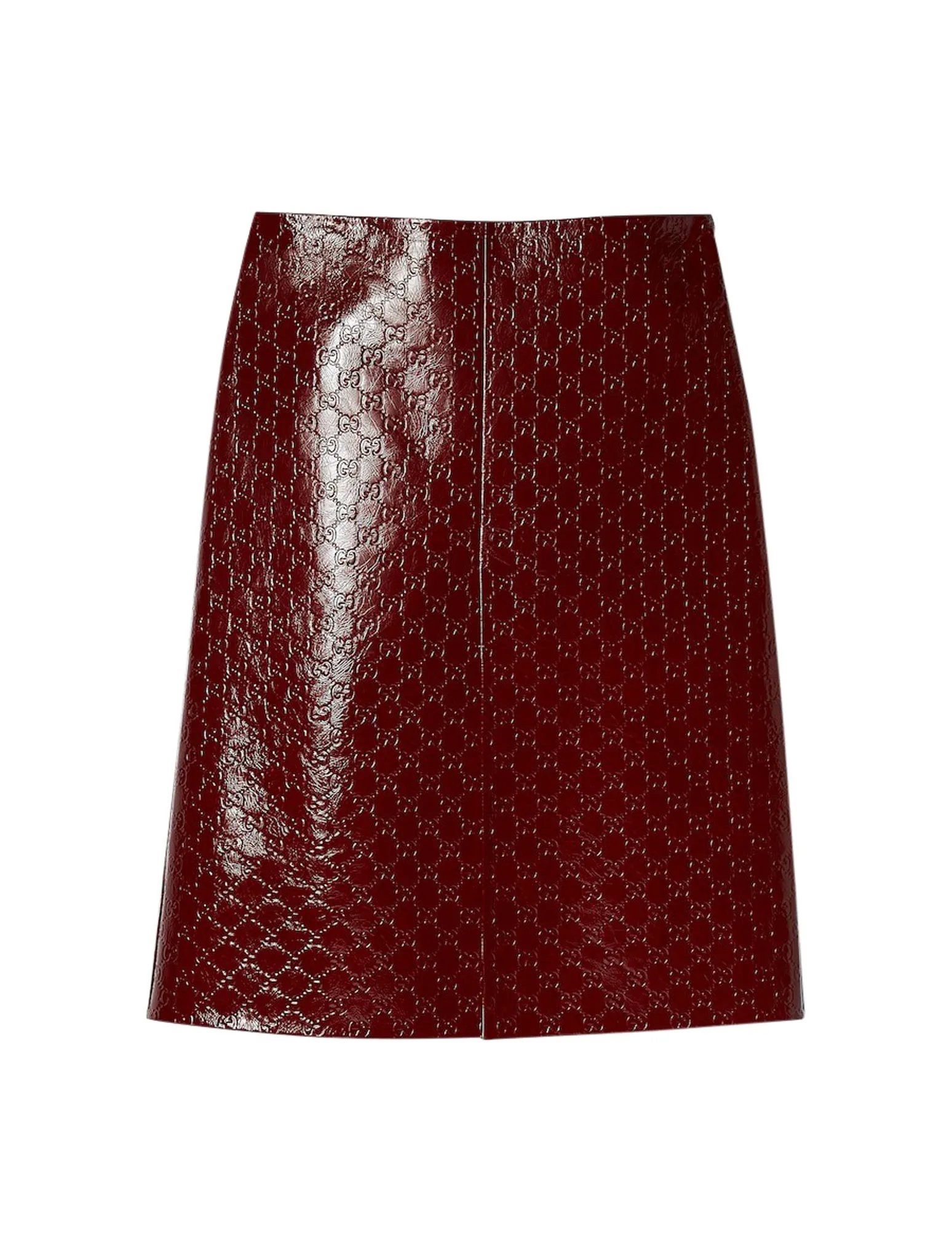 MIDI SKIRT WITH EMBOSSED GG MOTIF