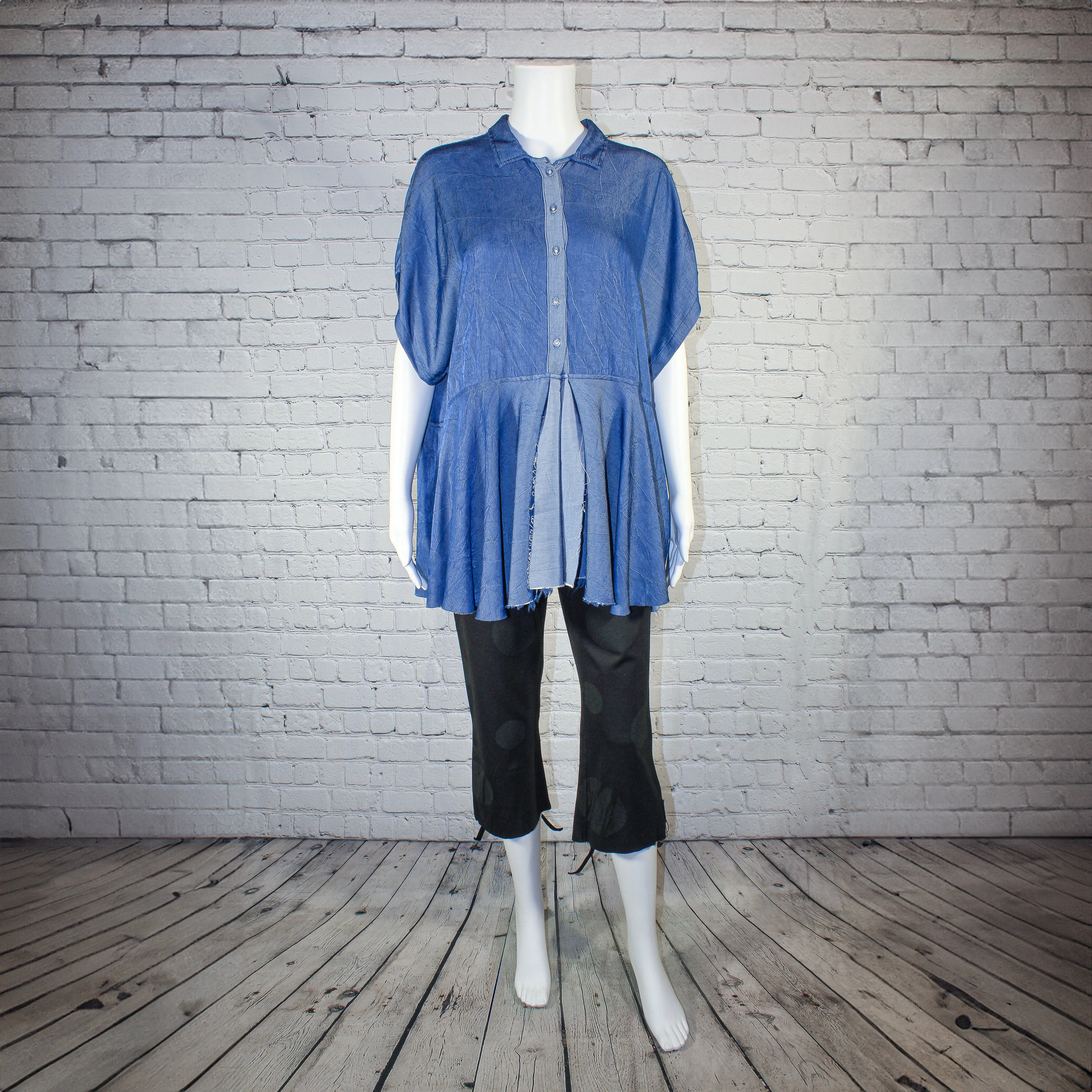 NEW! Pep Top in Denim by Paper Temples