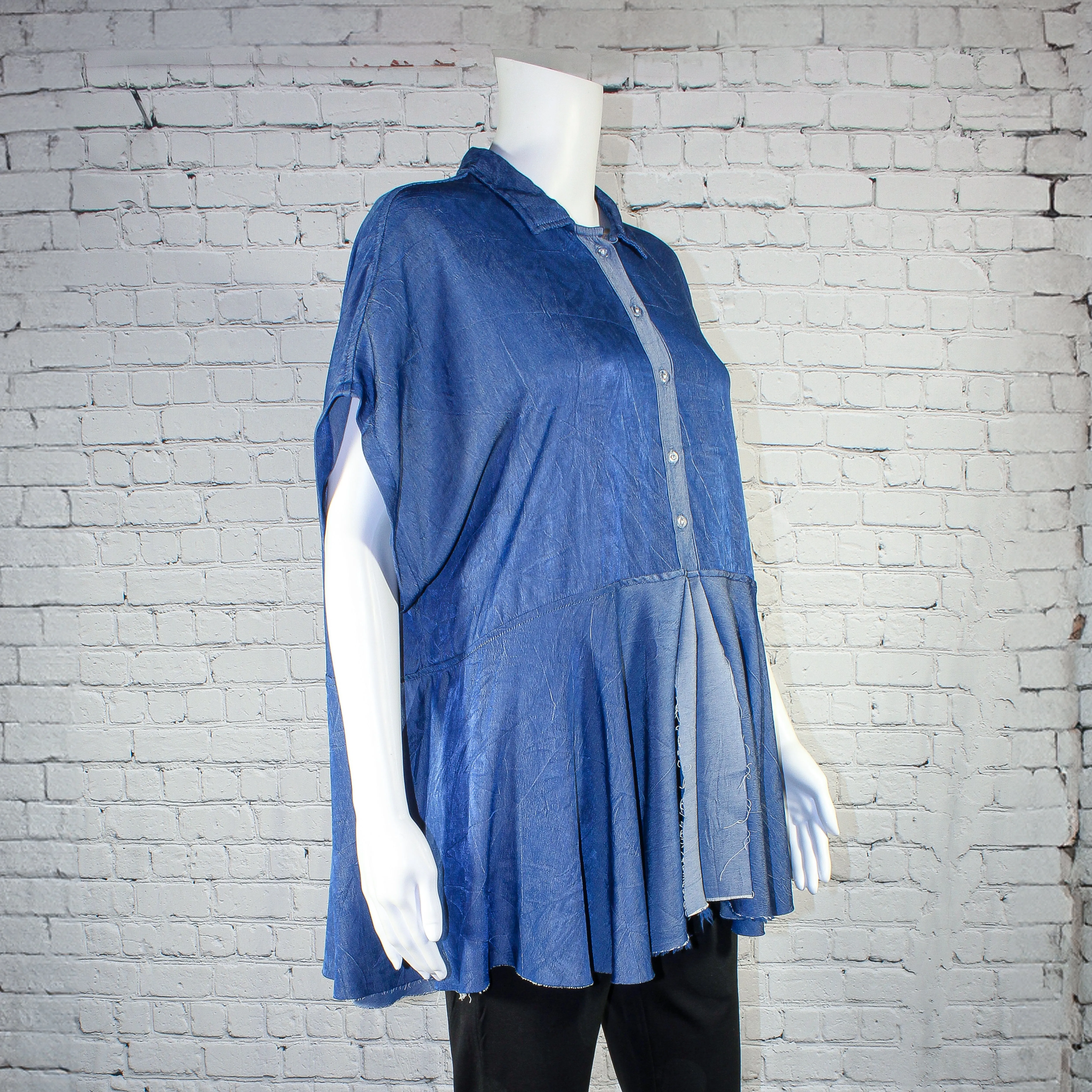 NEW! Pep Top in Denim by Paper Temples